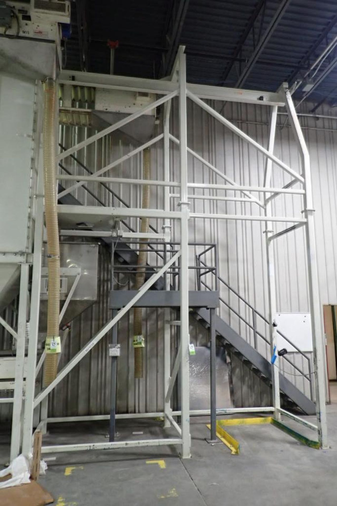 Mild steel super sack station, mild steel, bolt together, 172 in. long x 64 in. wide x 21 ft. tall,