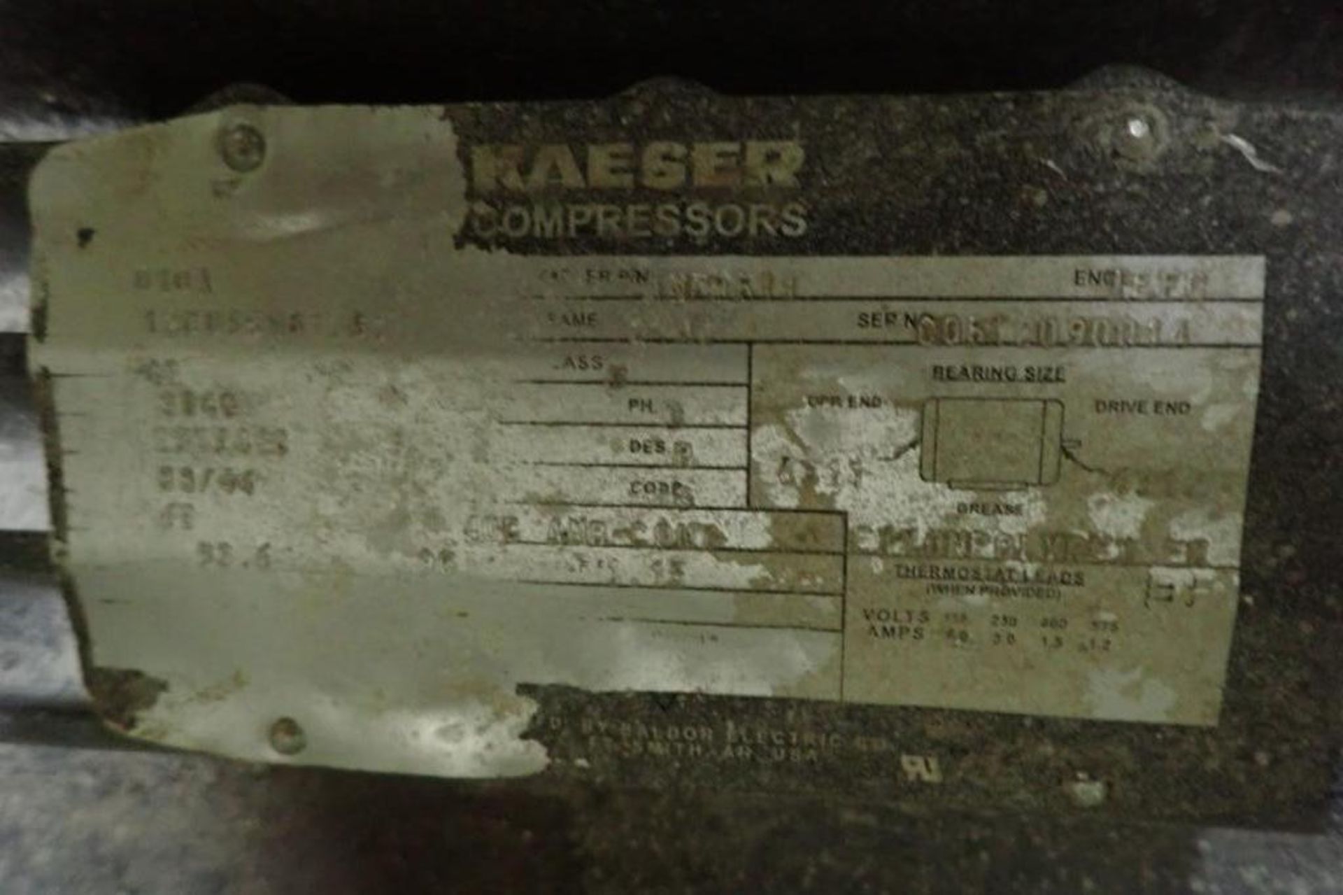 2005 Kaeser Omega 43 plus rotary blower, SN 1656 BJ 2005. **Rigging Fee: $200** (Located in Brooklyn - Image 6 of 7