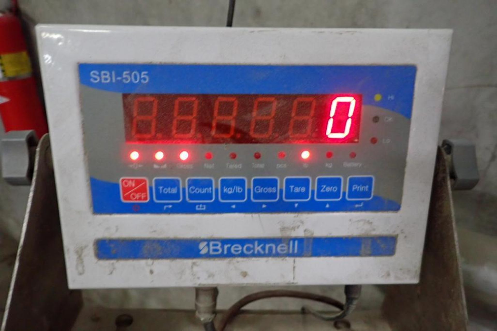 Brecknell floor scale, Model SBI-505, 48 in. x 48 in. platform.. **Rigging Fee: $175** (Located in B - Image 4 of 6