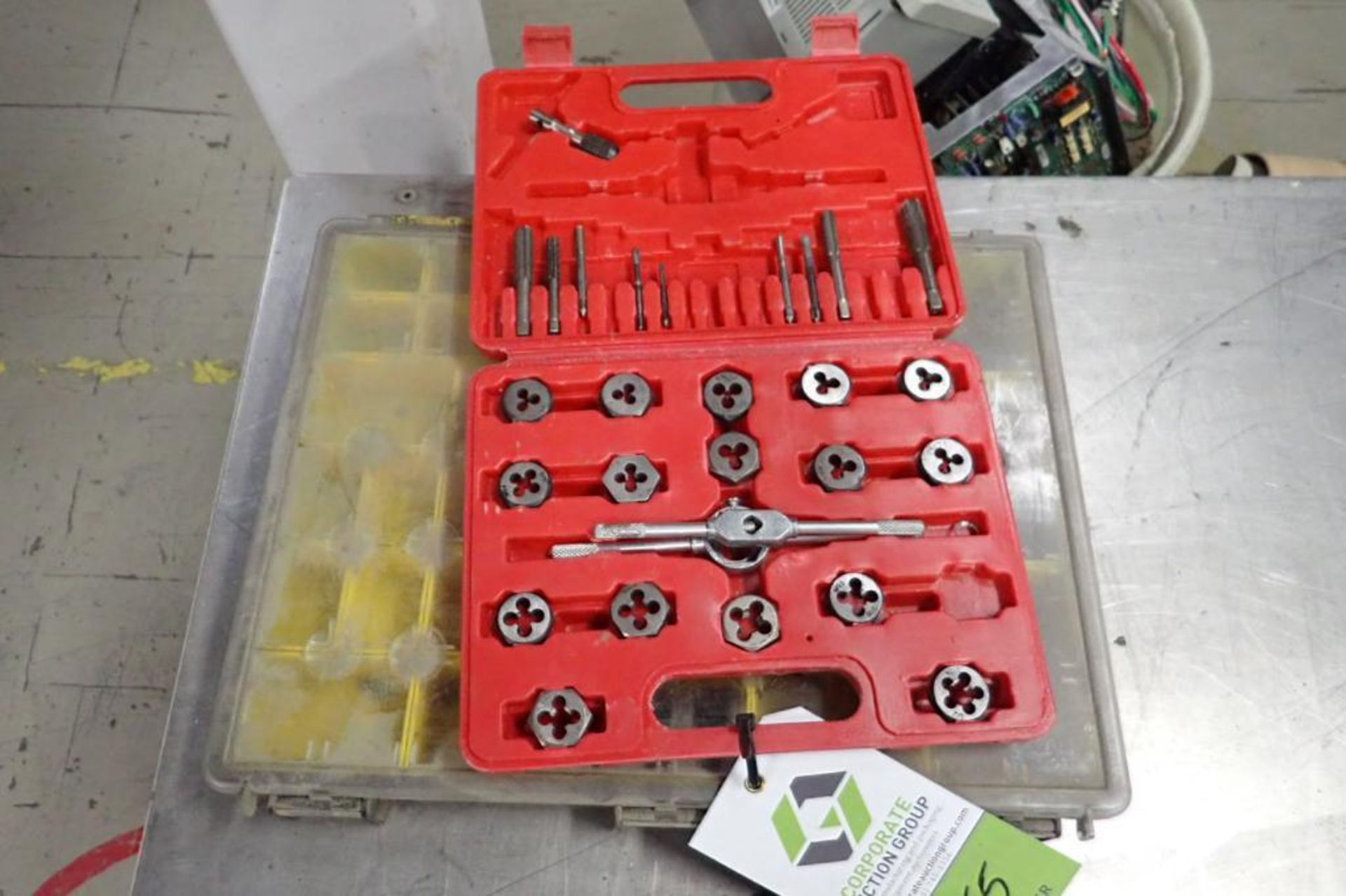Tap and die set, set screw kit. **Rigging Fee: $10** (Located in Brooklyn Park, MN.)