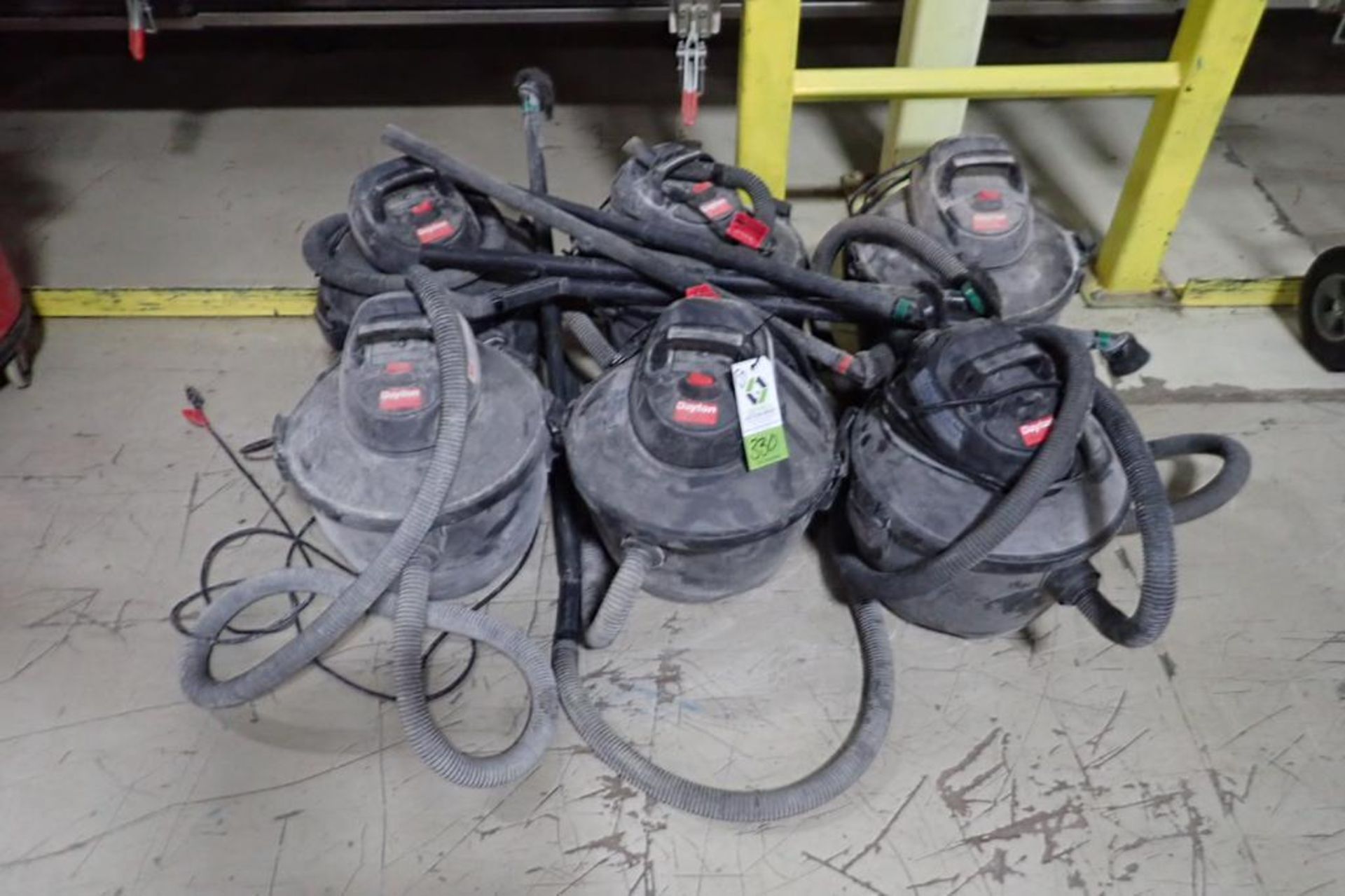 (8) Dayton wet/dry vacuums. **Rigging Fee: $25** (Located in Brooklyn Park, MN.)