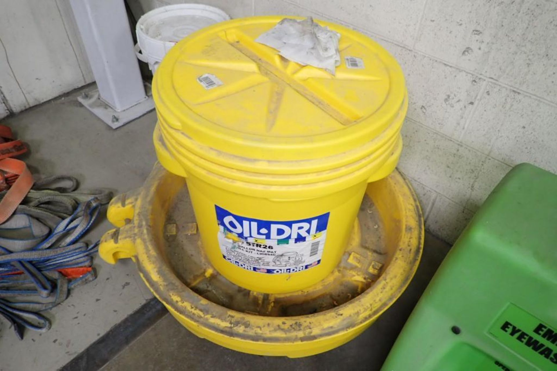 Oil dry spill containment tubs, eye wash station. **Rigging Fee: $25** (Located in Brooklyn Park, MN - Image 2 of 4