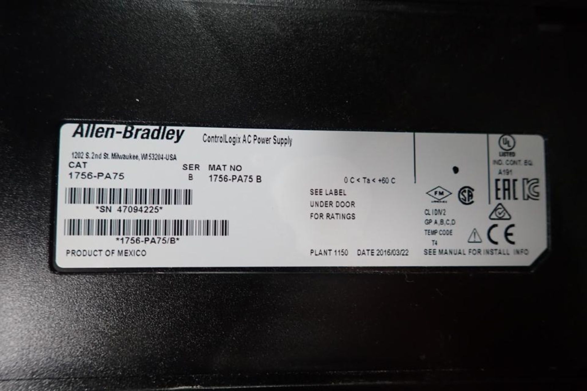 (3) Allen Bradley vfds, power supply's. **Rigging Fee: $50** (Located in Brooklyn Park, MN.) - Image 9 of 9