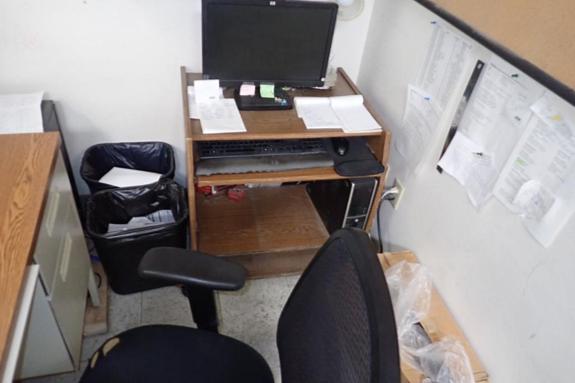 Contents of office, 2 desks, filing cabinets, white board, (not included; computer, printer phone). - Image 2 of 7