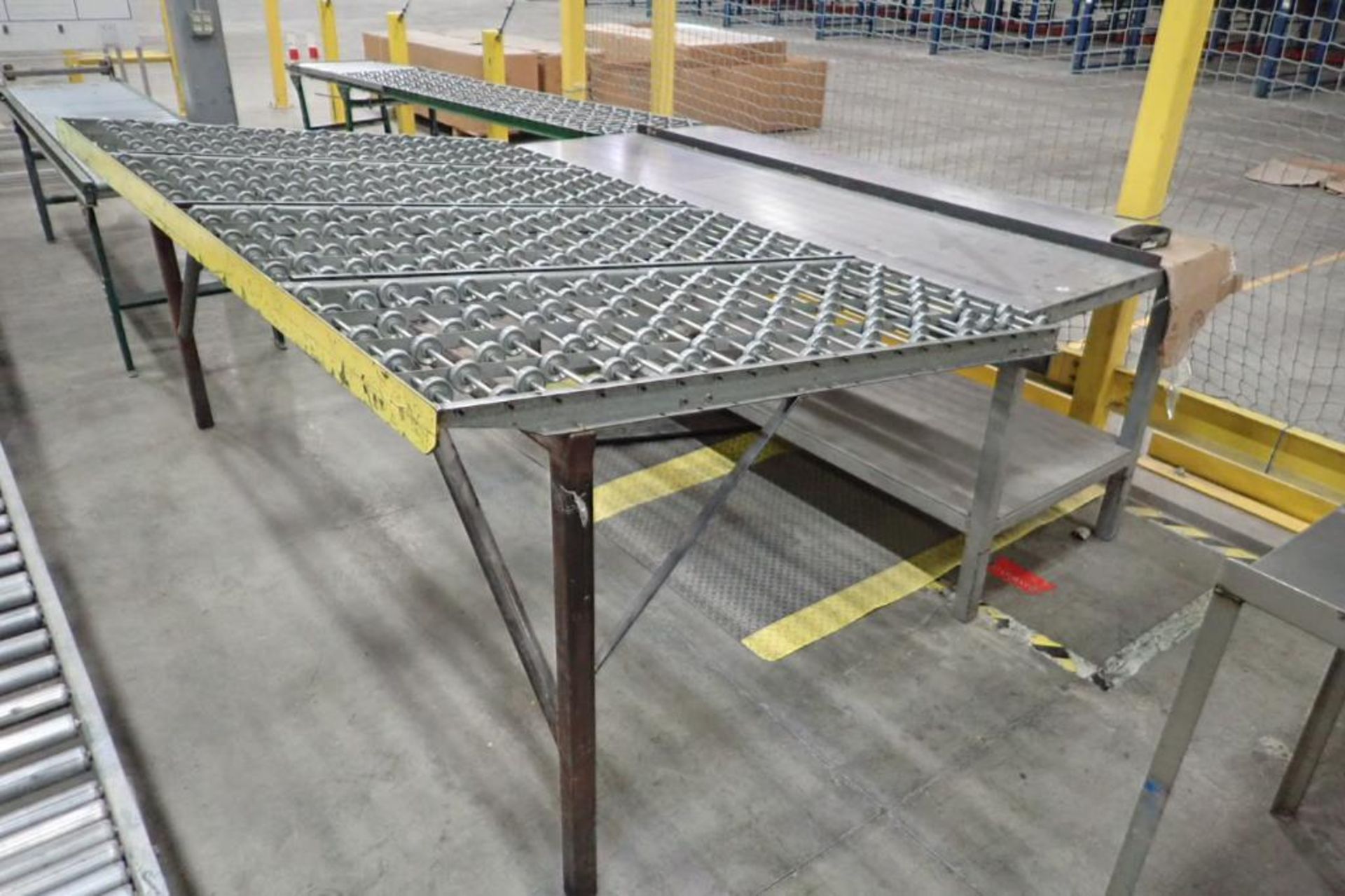 (10) assorted gravity roller conveyors. **Rigging Fee: $250** (Located in Brooklyn Park, MN.) - Image 2 of 7