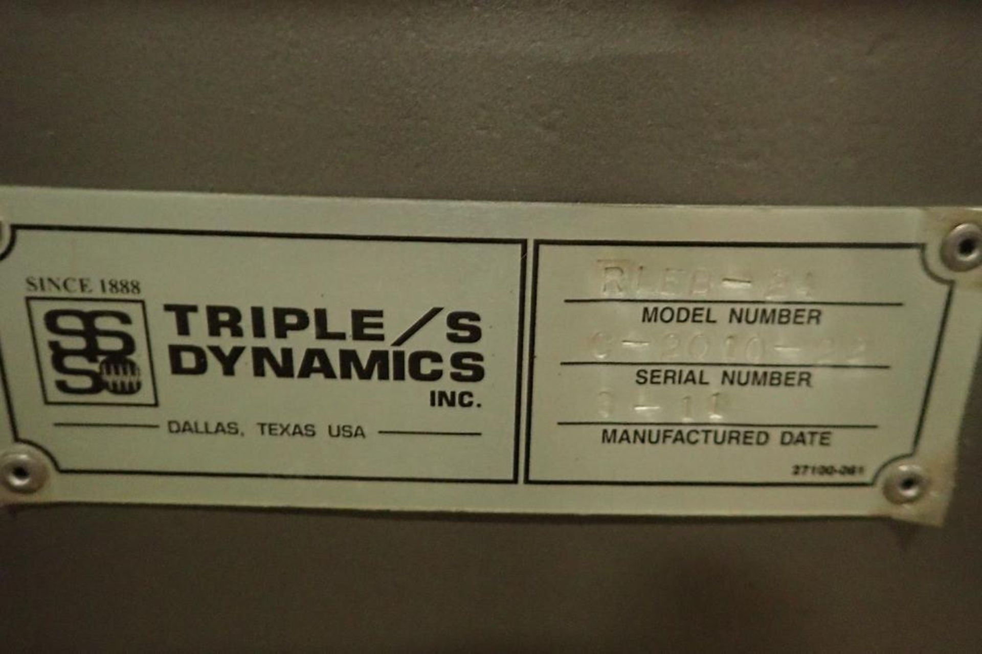 2011 Triple S Dynamics vibratory feeder/scalper, Model RLEB-24, SN C-2010-22, 160 in. long x 24 in. - Image 7 of 11