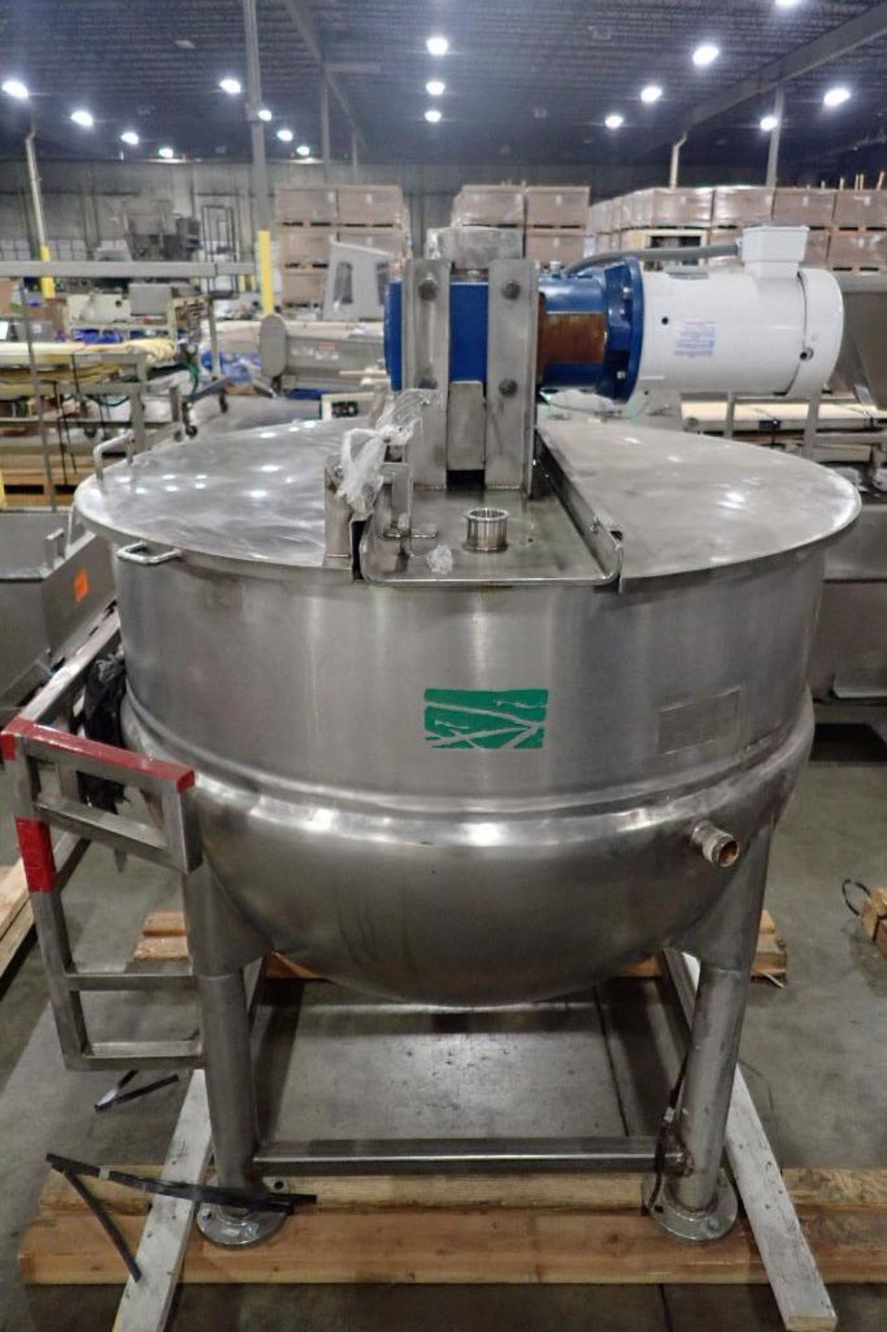 1979 Lee SS 250 gallon jacketed kettle, Model 250-D9MS, SN A-5959-1, 90 psi @ 332F, half jacket, 50 - Image 3 of 12