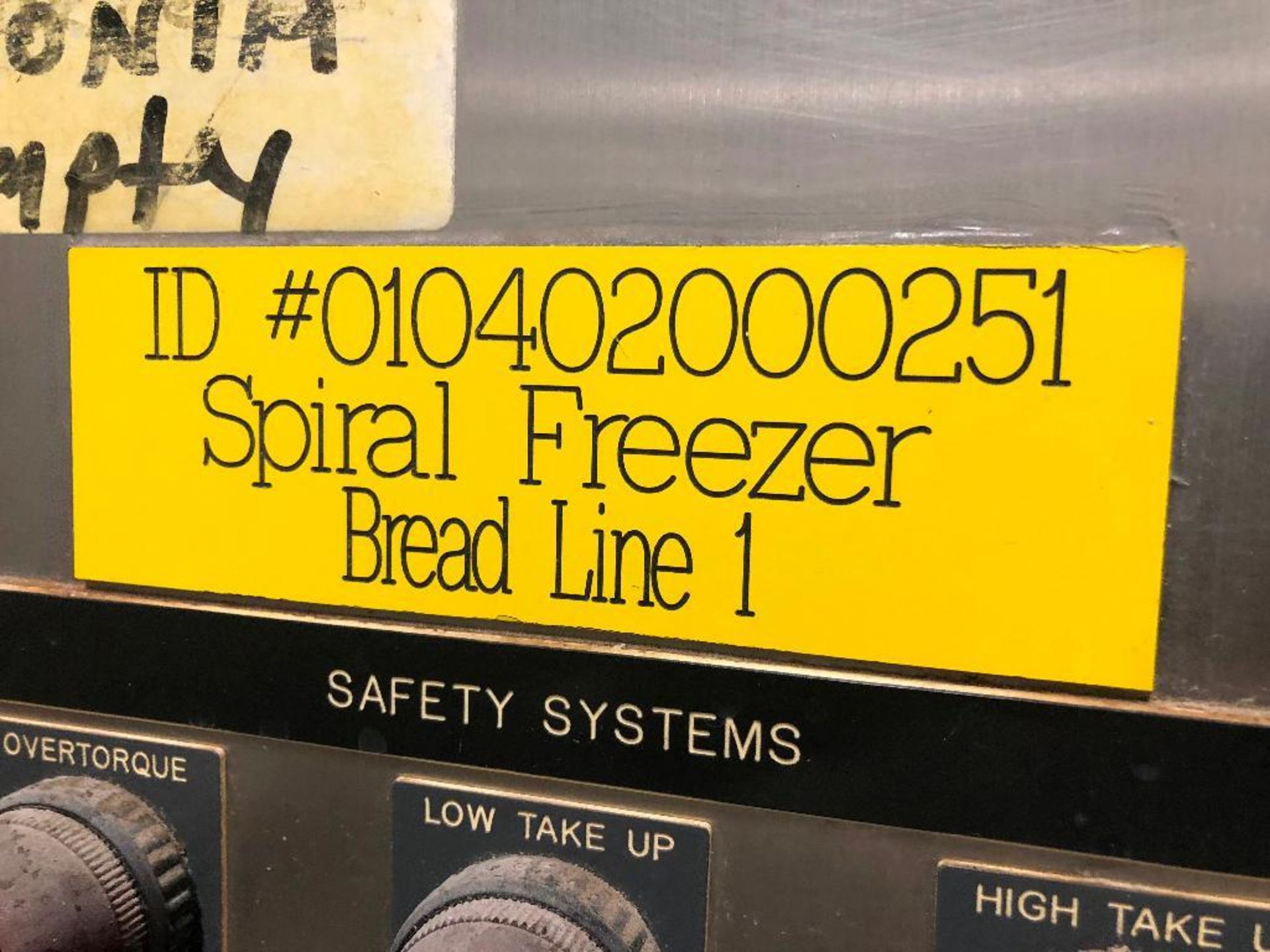SpiroFreeze sprial freezer, model 3623-12183-R18D, s/n 149-718, 36 in. wide belt, 6 in. clearance, 1 - Image 26 of 27
