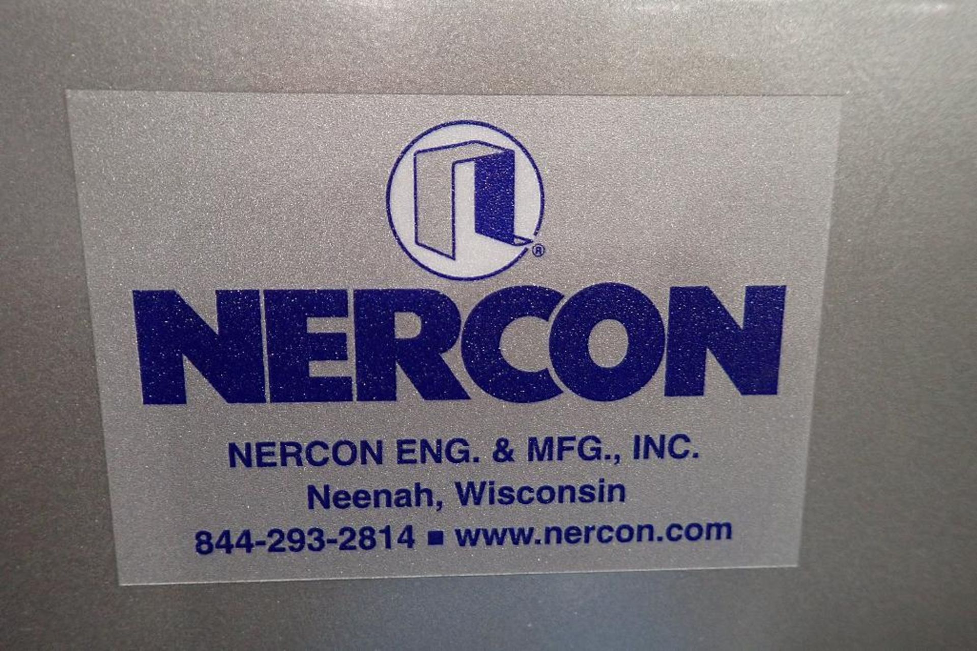 New Nercon flighted z conveyor, 4 ft. bottom leg, 4 ft. top leg, 15 ft. discharge, 18 in. wide belt - Image 10 of 12