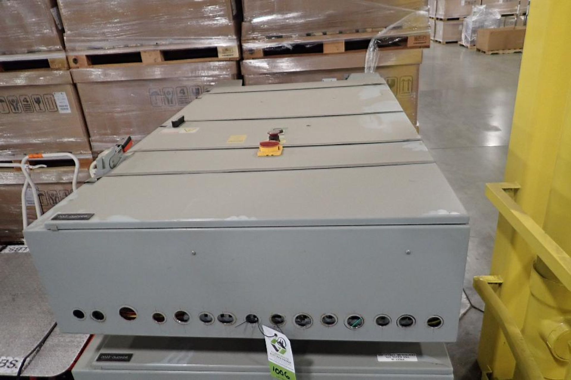 (4) mild steel control panels (LOT). **Rigging Fee: $50** (Located in 3703 - Eagan, MN.) - Image 3 of 6