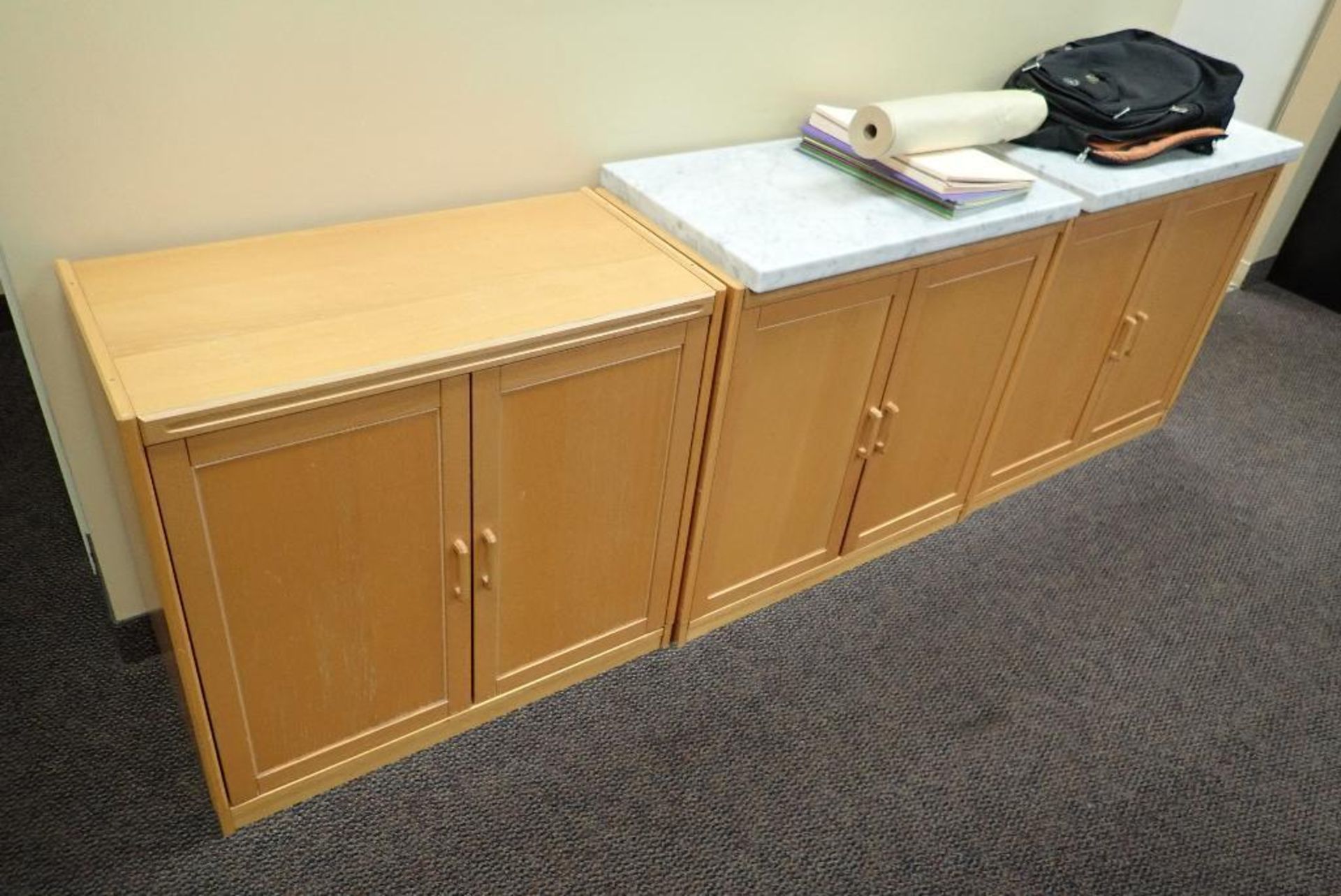 Contents of conference room, conference table, couch, chairs, mini fridge. **Rigging Fee: $400** (Lo - Image 6 of 8