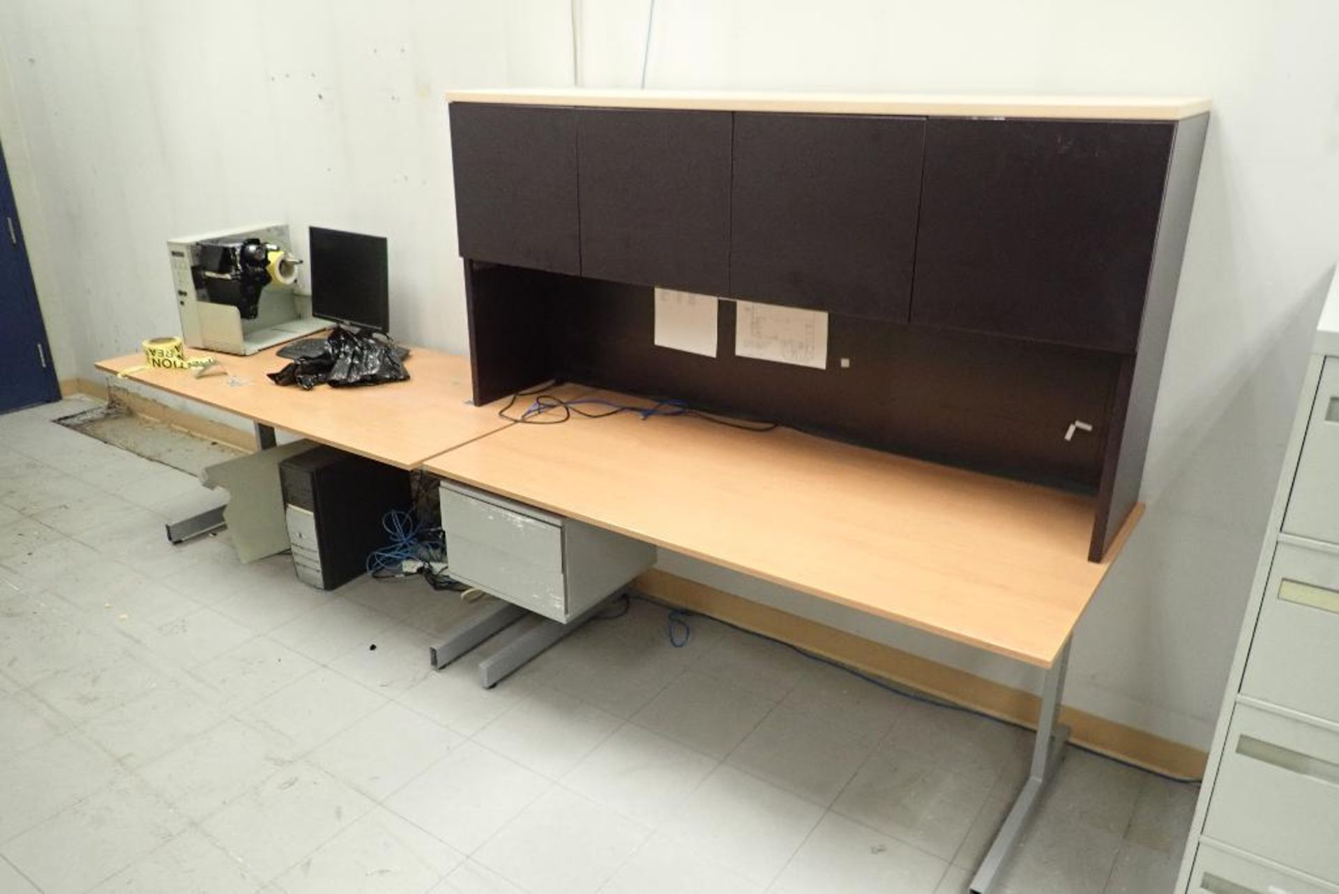 Contents of production office, desks, chairs, filing cabinets, mini fridge, NO IT EQUIPMENT. **Riggi - Image 5 of 5