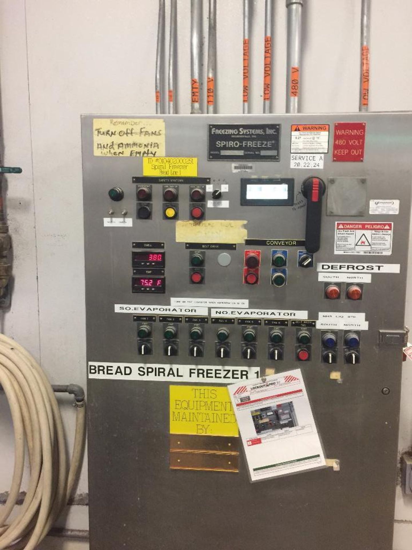 SpiroFreeze sprial freezer, model 3623-12183-R18D, s/n 149-718, 36 in. wide belt, 6 in. clearance, 1 - Image 8 of 27
