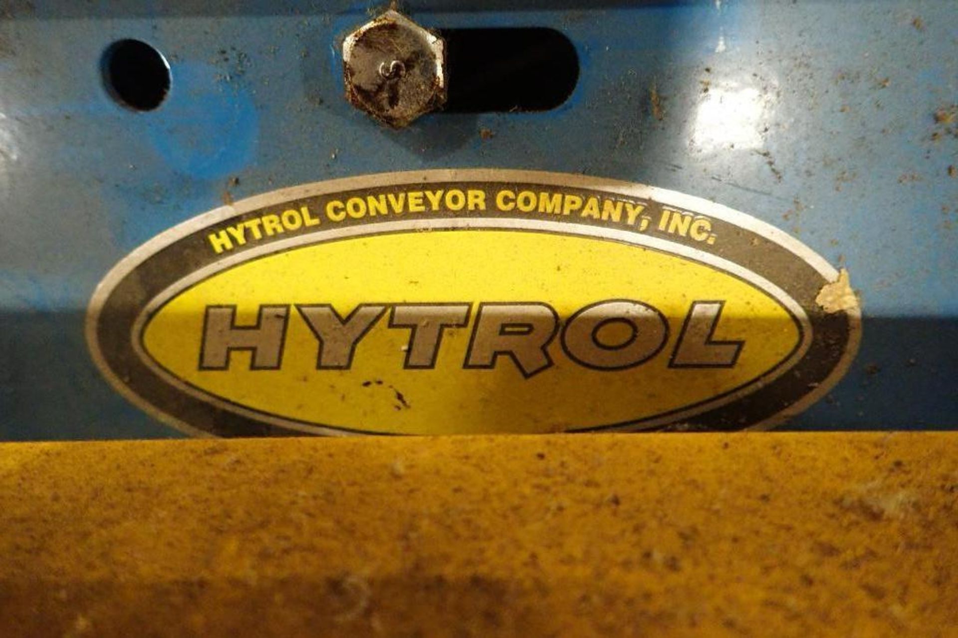 Skid of Hytrol powered roller conveyor, 10 ft. long x 12 in. wide rubber belt section, 30 ft. of pow - Image 8 of 8