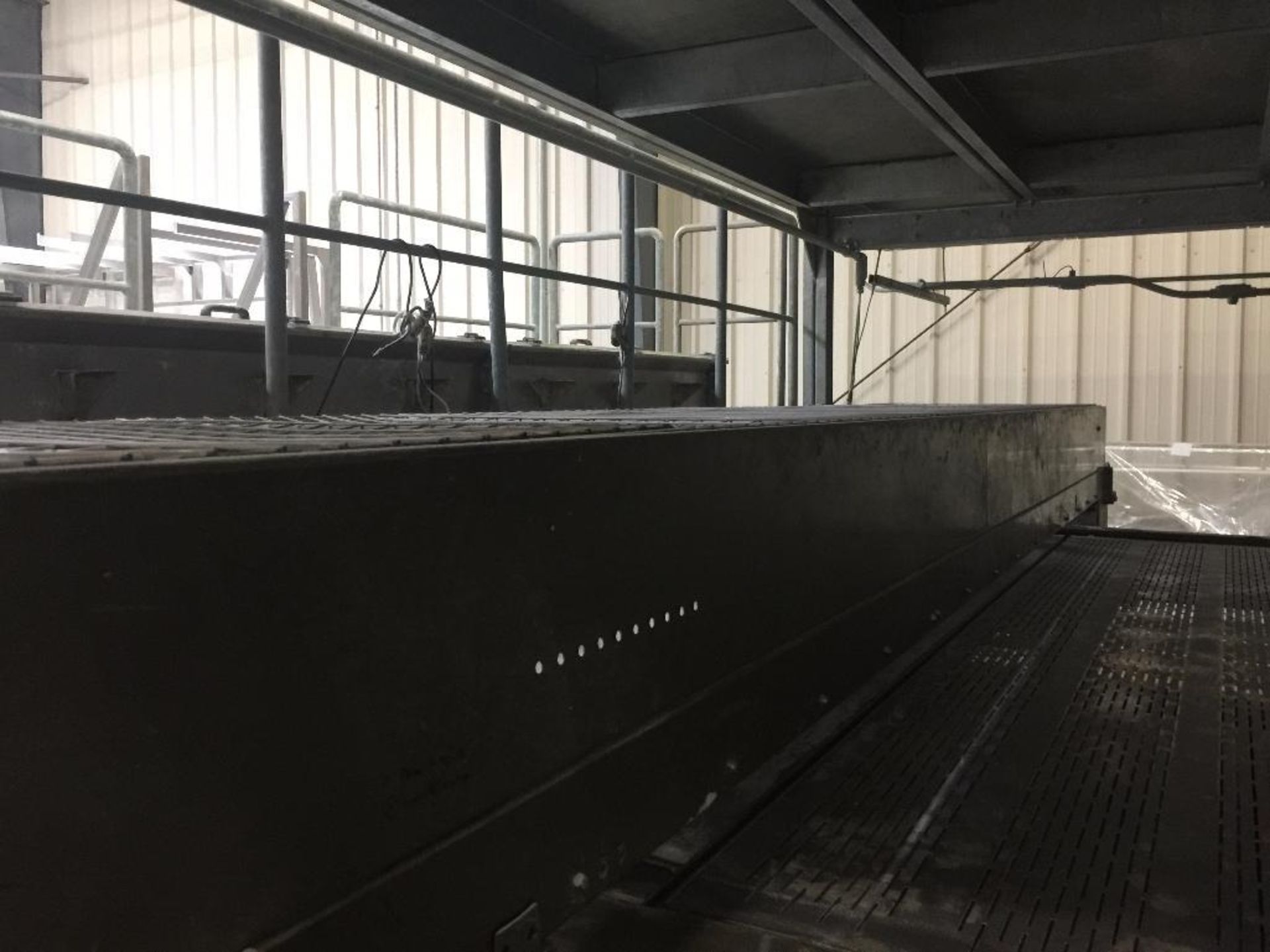 Reciprocating conveyor for loading proof box, 230 in. x 28 in. wide.. **Rigging Fee: $450** (Located - Image 3 of 3