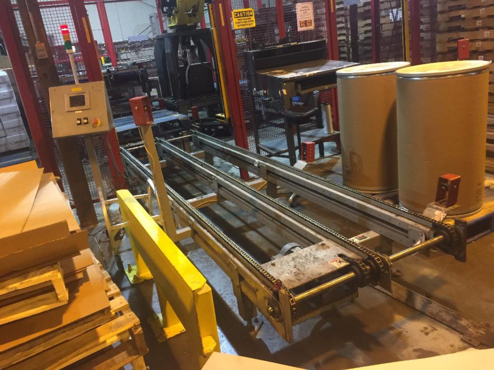 2005 Flexicell robotic dual pallet palletizer, SN 170, single lane infeed from one side, 30 ft. long - Image 2 of 40