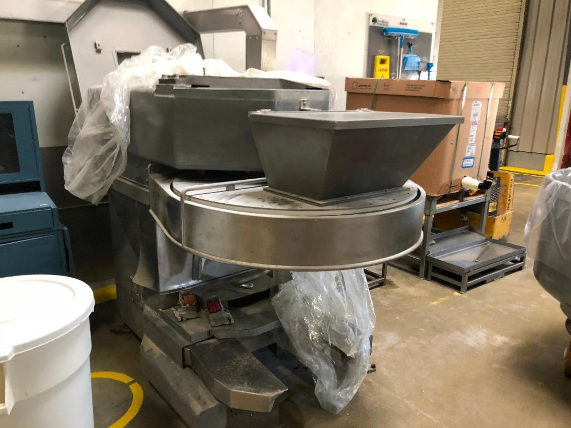 2003 VMI 600 pound spiral dough mixer, model SPI630AVI, s/n 132195, 2-speed with bowl and cart. (MIX