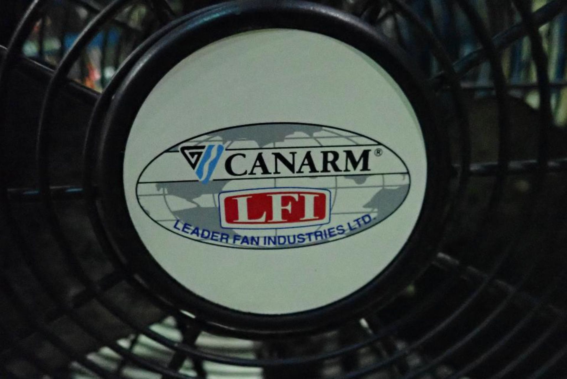 (5) Canarm 32 in. dia floor fans. **Rigging Fee: $75** (Located in Delta, BC Canada.) - Image 2 of 3