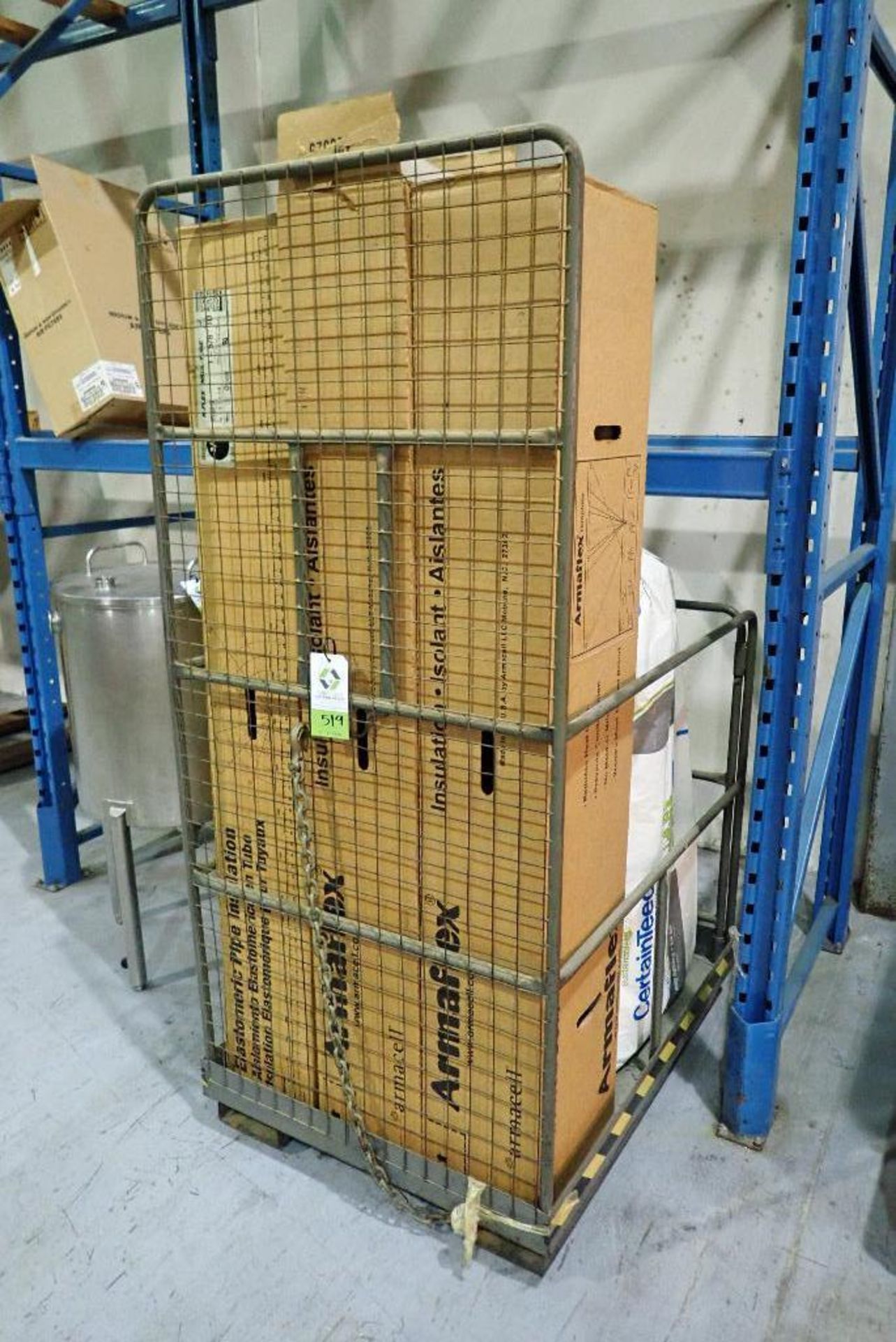 Forklift man basket, 48 in. long x 36 in. wide x 82 tall. **Rigging Fee: $25** (Located in Delta, BC