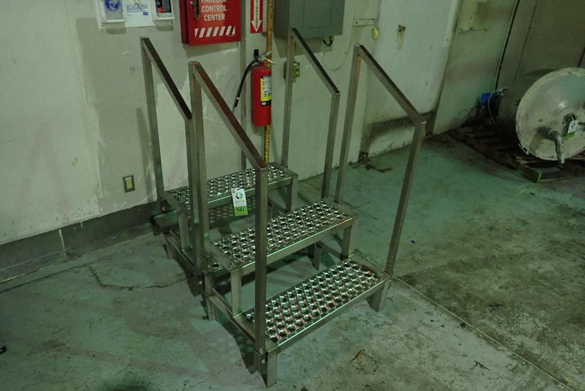 (2) SS 2-step stairs, 32 in. wide x 19 in. tall. **Rigging Fee: $25** (Located in Delta, BC Canada.)