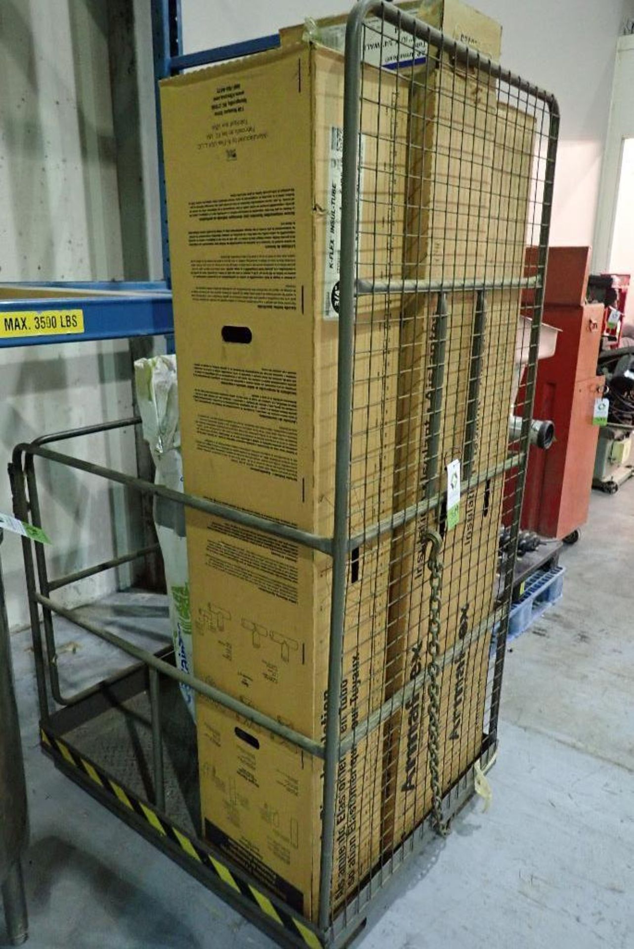 Forklift man basket, 48 in. long x 36 in. wide x 82 tall. **Rigging Fee: $25** (Located in Delta, BC - Image 2 of 3