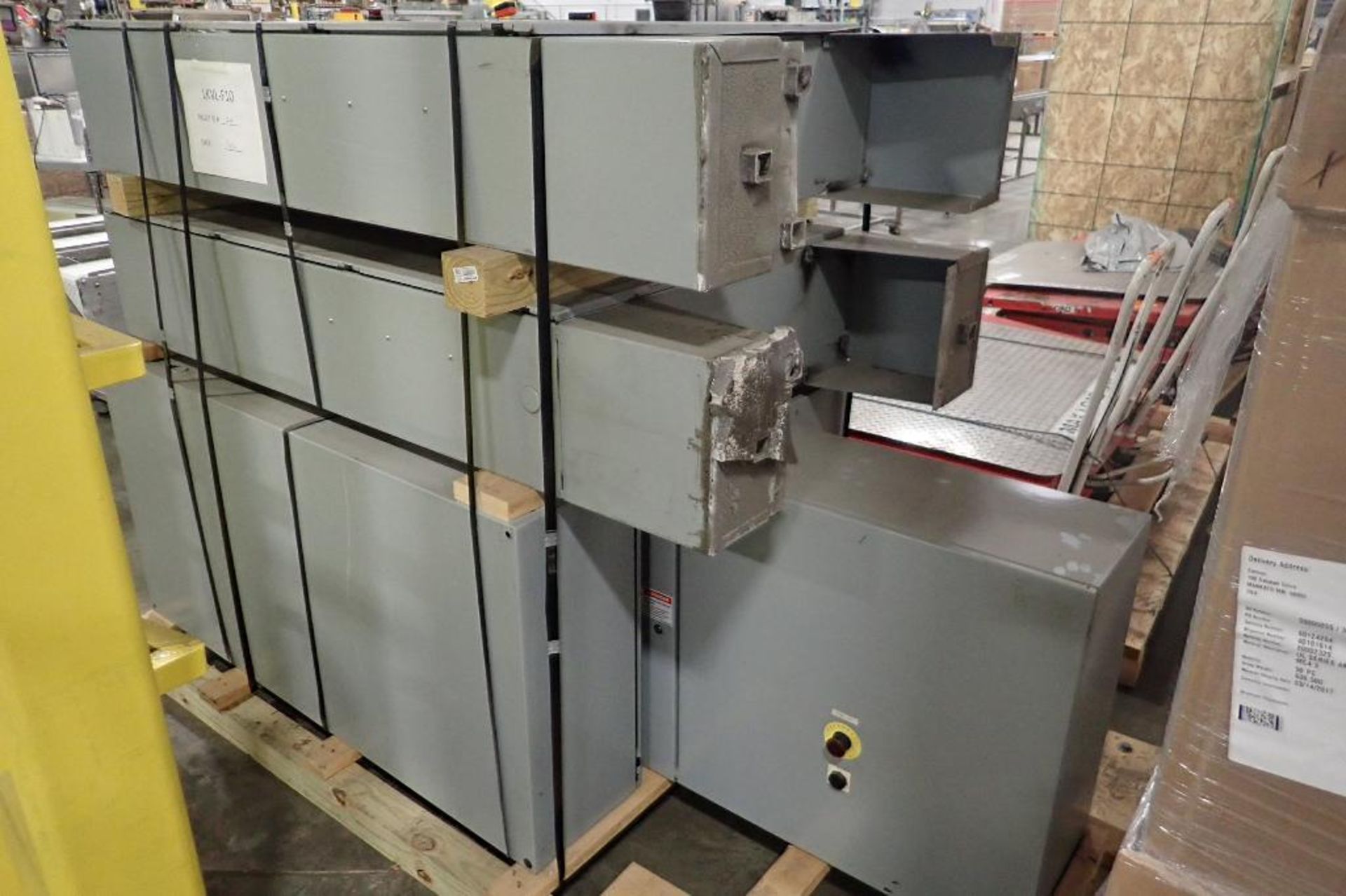 (4) mild steel control panels (LOT). **Rigging Fee: $50** (Located in 3703 - Eagan, MN.) - Image 6 of 6