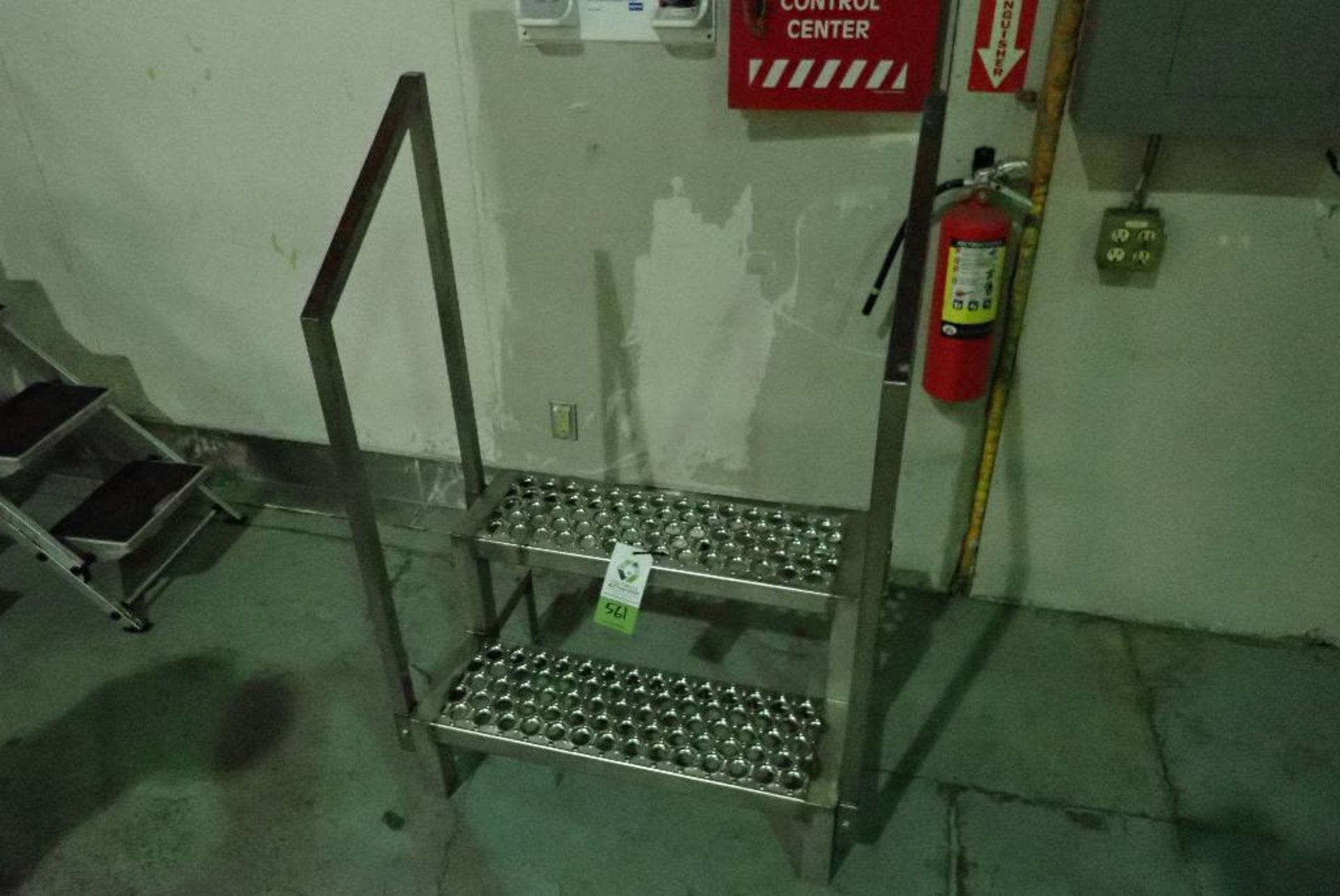 (2) SS 2-step stairs, 32 in. wide x 19 in. tall. **Rigging Fee: $25** (Located in Delta, BC Canada.) - Image 2 of 3