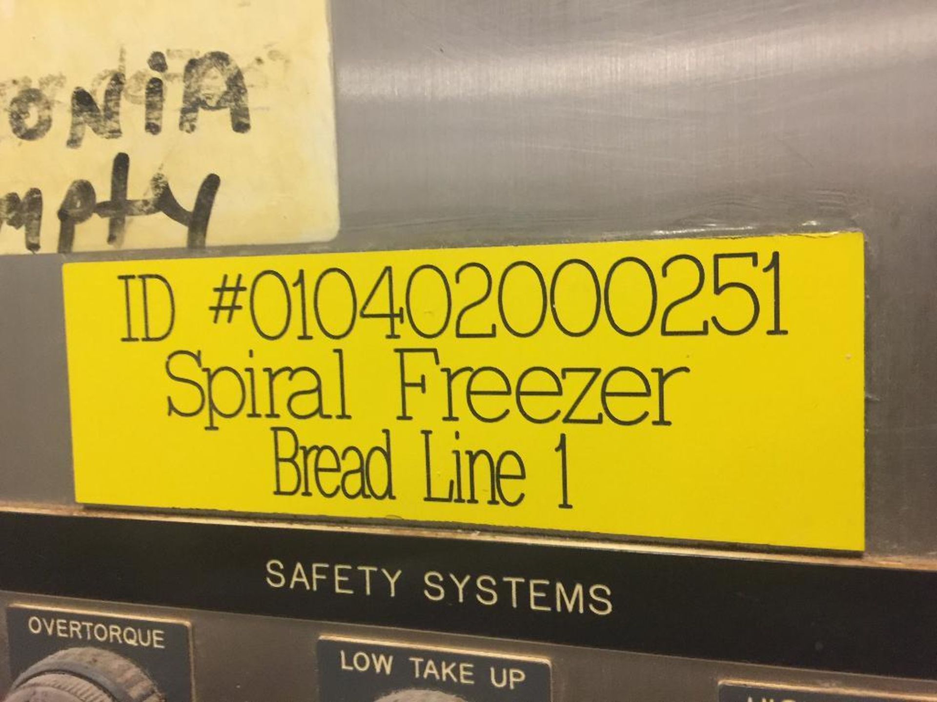SpiroFreeze sprial freezer, model 3623-12183-R18D, s/n 149-718, 36 in. wide belt, 6 in. clearance, 1 - Image 7 of 27
