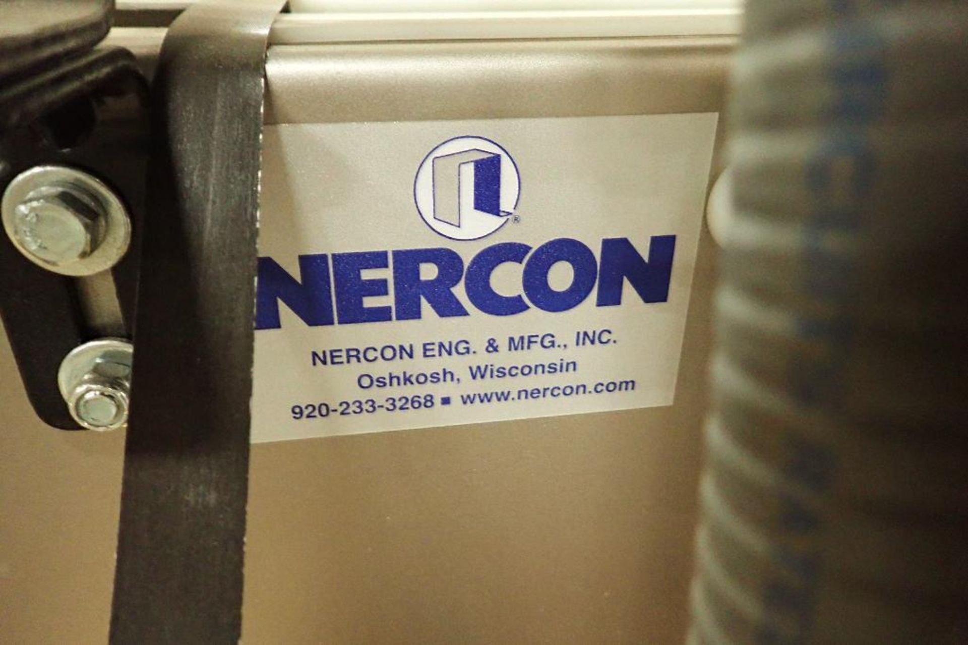 (2) pieces of Nercon conveyor, 36 in. long and 30 in. long, 6 in. belt, SS frames, 1 motor and drive - Image 7 of 7