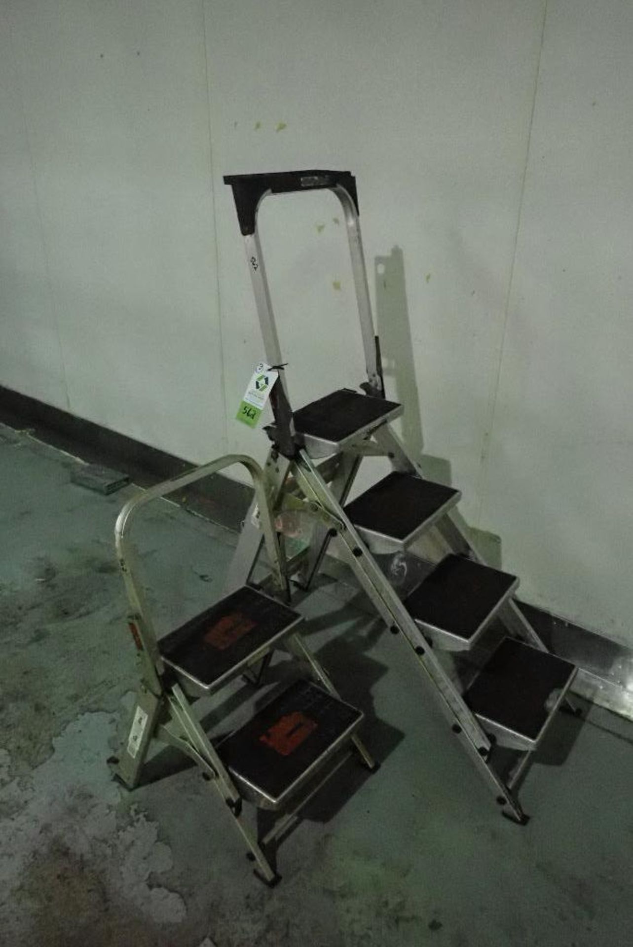 (2) Little Giant step ladders, 4-step and 2-step.. **Rigging Fee: $25** (Located in Delta, BC Canada
