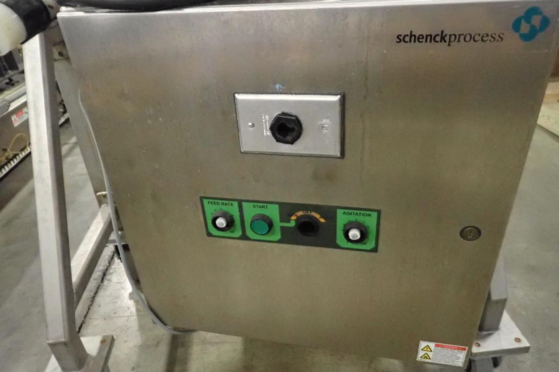 2009 Schenck Accurate SS ingredient feeder, Type MODMG-SC-2A, SN 134382-18A-MECCM, on load cells, SS - Image 9 of 12