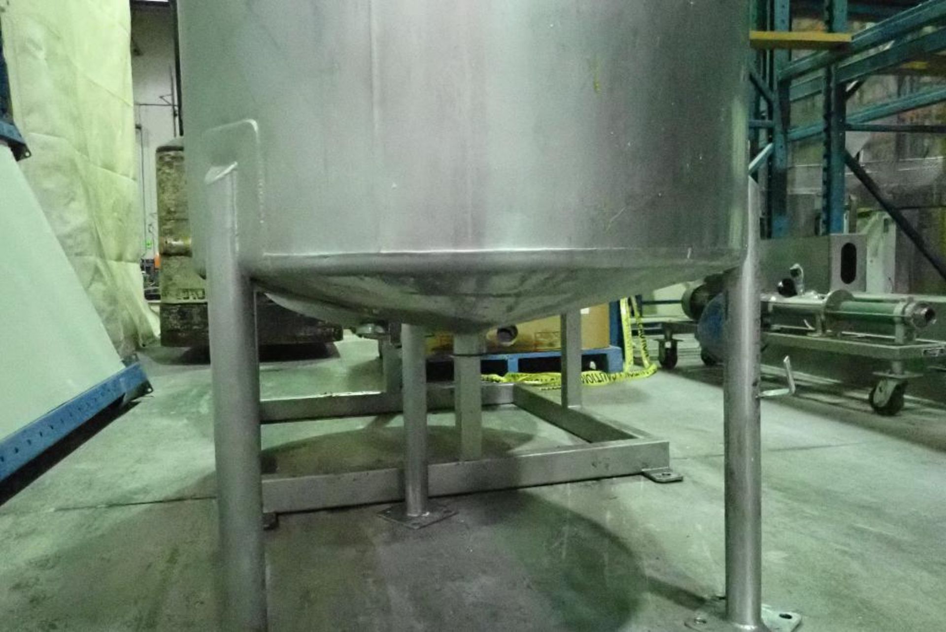 Highland SS batter mixer/high speed agitation, SN 62994, 32 dia. X 36 in. tall, dome bottom, 2 in. c - Image 3 of 5