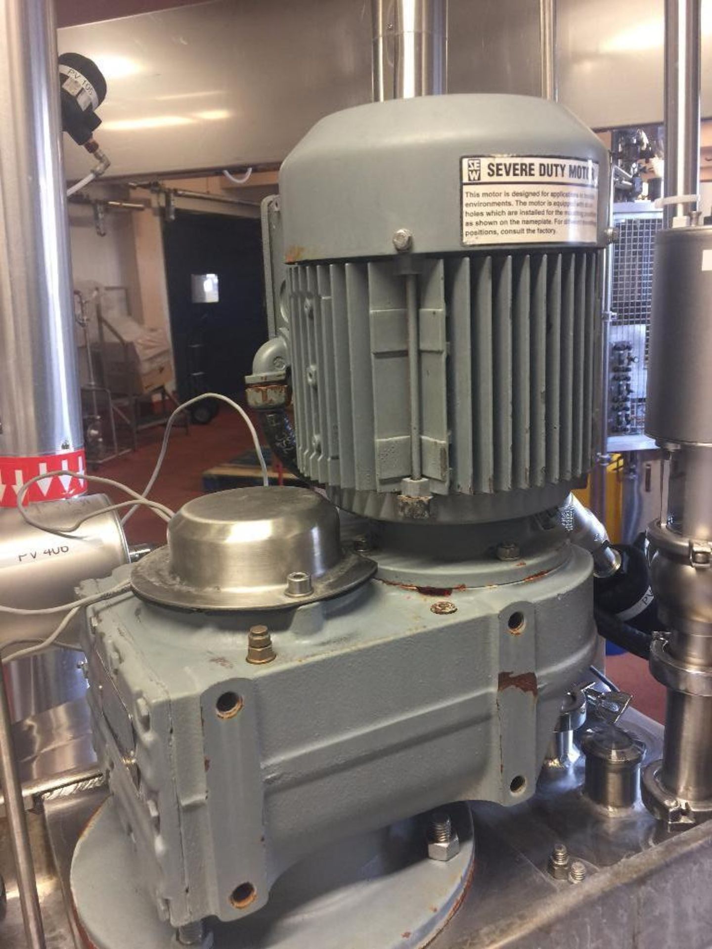 2007 Lee 50 gal. SS steam jacket kettle, model D7S, s/n 49260-1-1, 34 in. dia. X 24 in. deep, top ag - Image 3 of 14