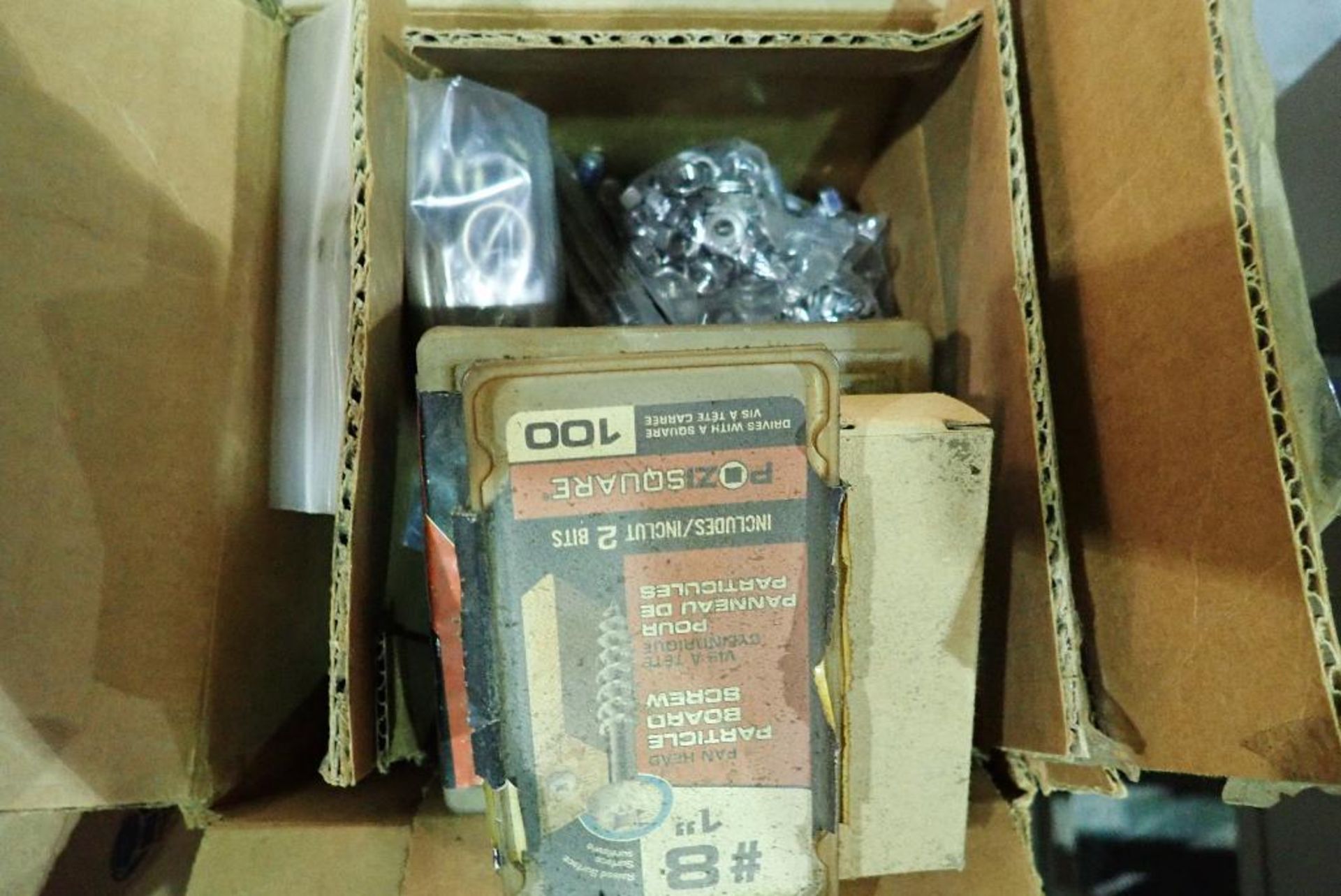 Assorted bolt bins and contents, bolts, nuts, fuses. **Rigging Fee: $50** (Located in Delta, BC Cana - Image 5 of 7