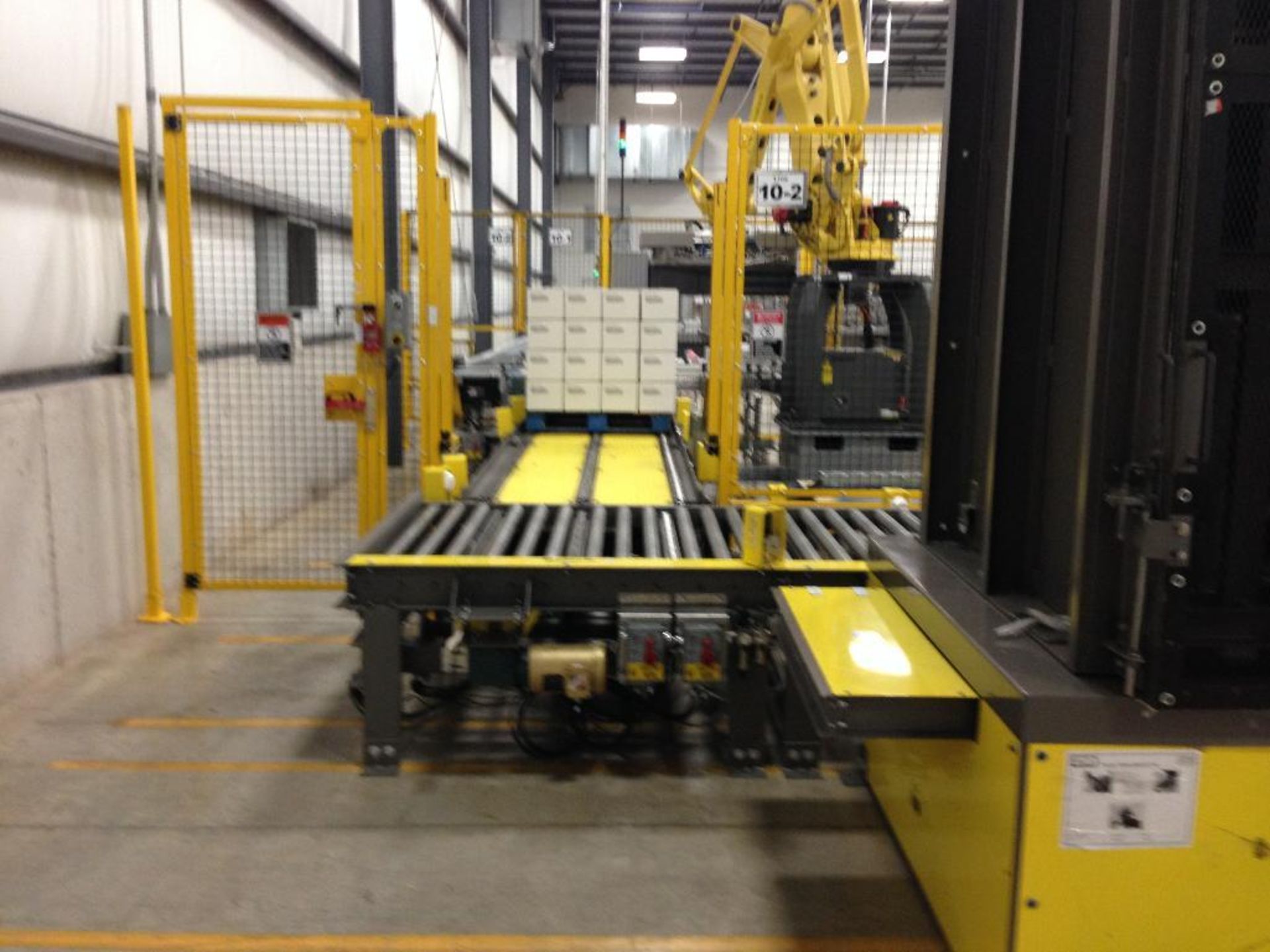 2010 Hartness robotic palletizer, Model PAL, SN H.00091, with pallet dispenser, full pallet powered - Image 4 of 97