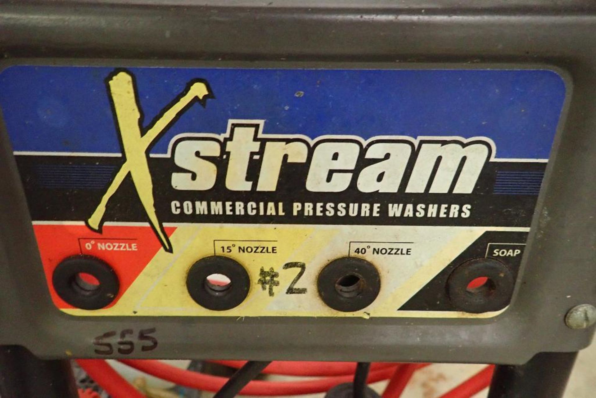 (3) Xstream commercial pressure washers, assorted spray nozzles. **Rigging Fee: $25** (Located in De - Image 3 of 8