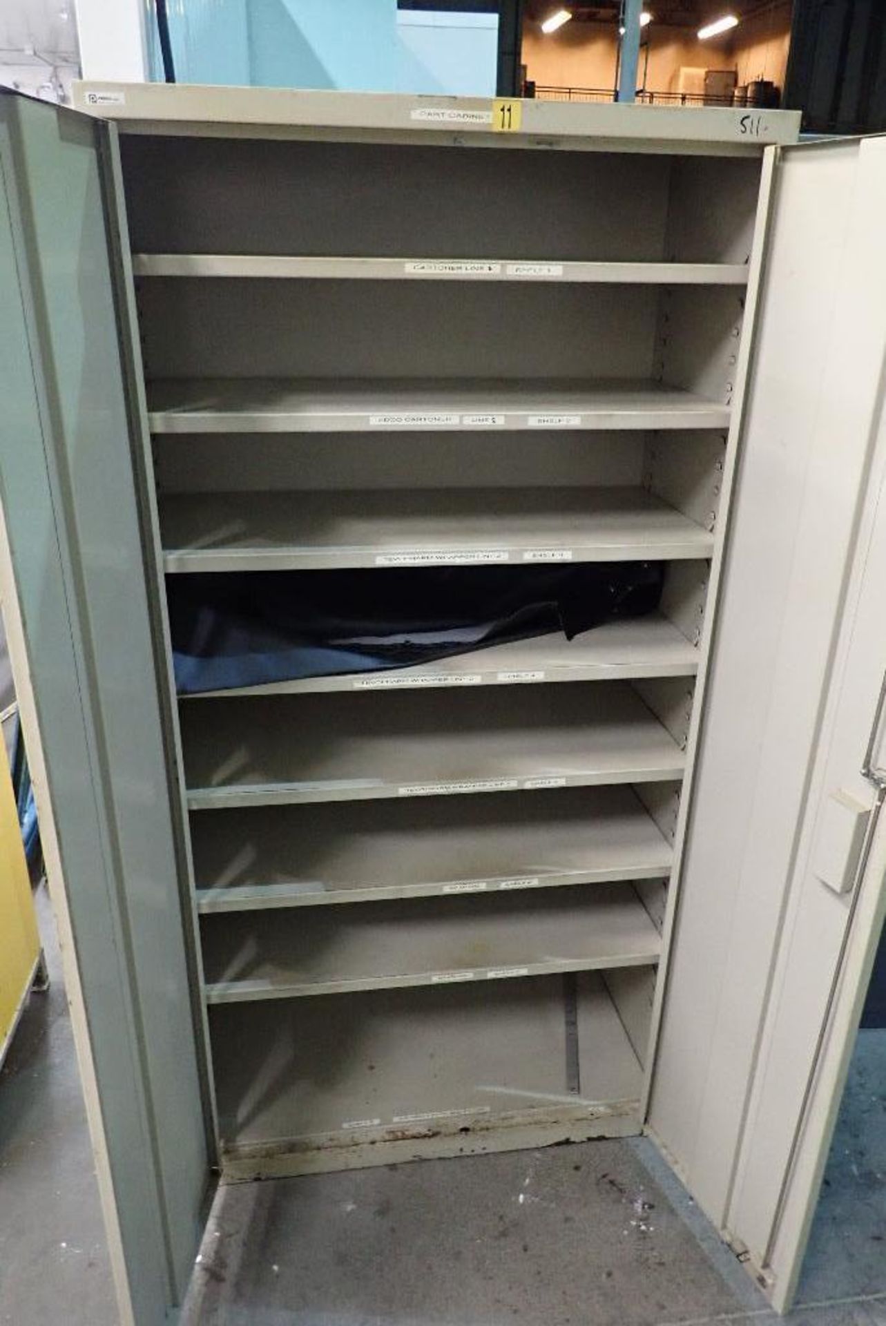 (4) mild steel 2-door cabinets and contents. **Rigging Fee: $150** (Located in Delta, BC Canada.) - Image 3 of 6