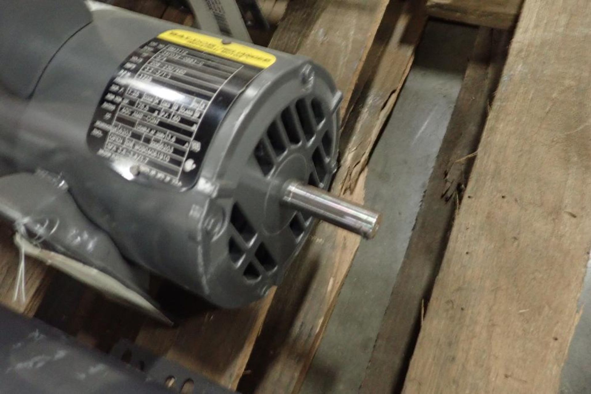 Pallet of Baldor electric motors. (See photos for additional specs). **Rigging Fee: $25** (Located i - Image 15 of 30