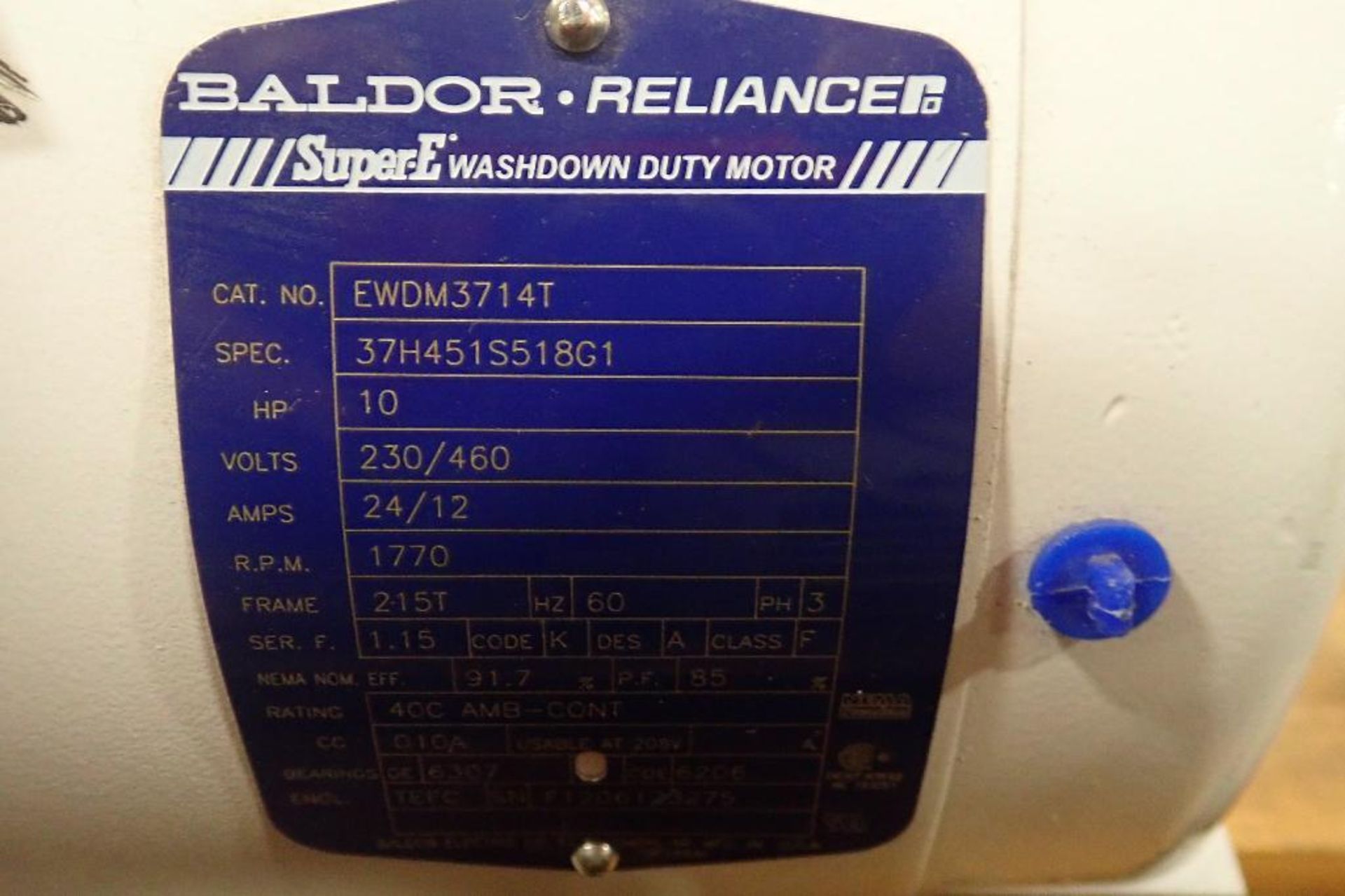 Baldor 10 hp electric motor. (See photos for additional specs). **Rigging Fee: $25** (Located in Eag - Image 4 of 4