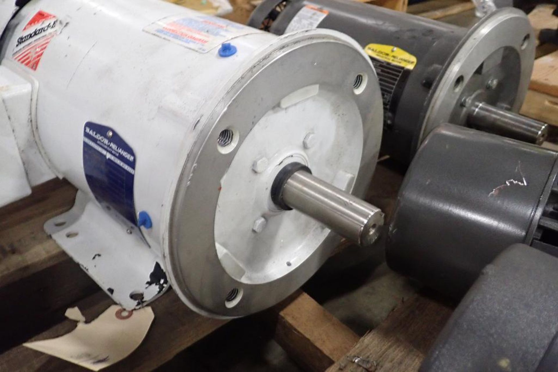 Pallet of Baldor electric motors. (See photos for additional specs). **Rigging Fee: $25** (Located i - Image 26 of 30