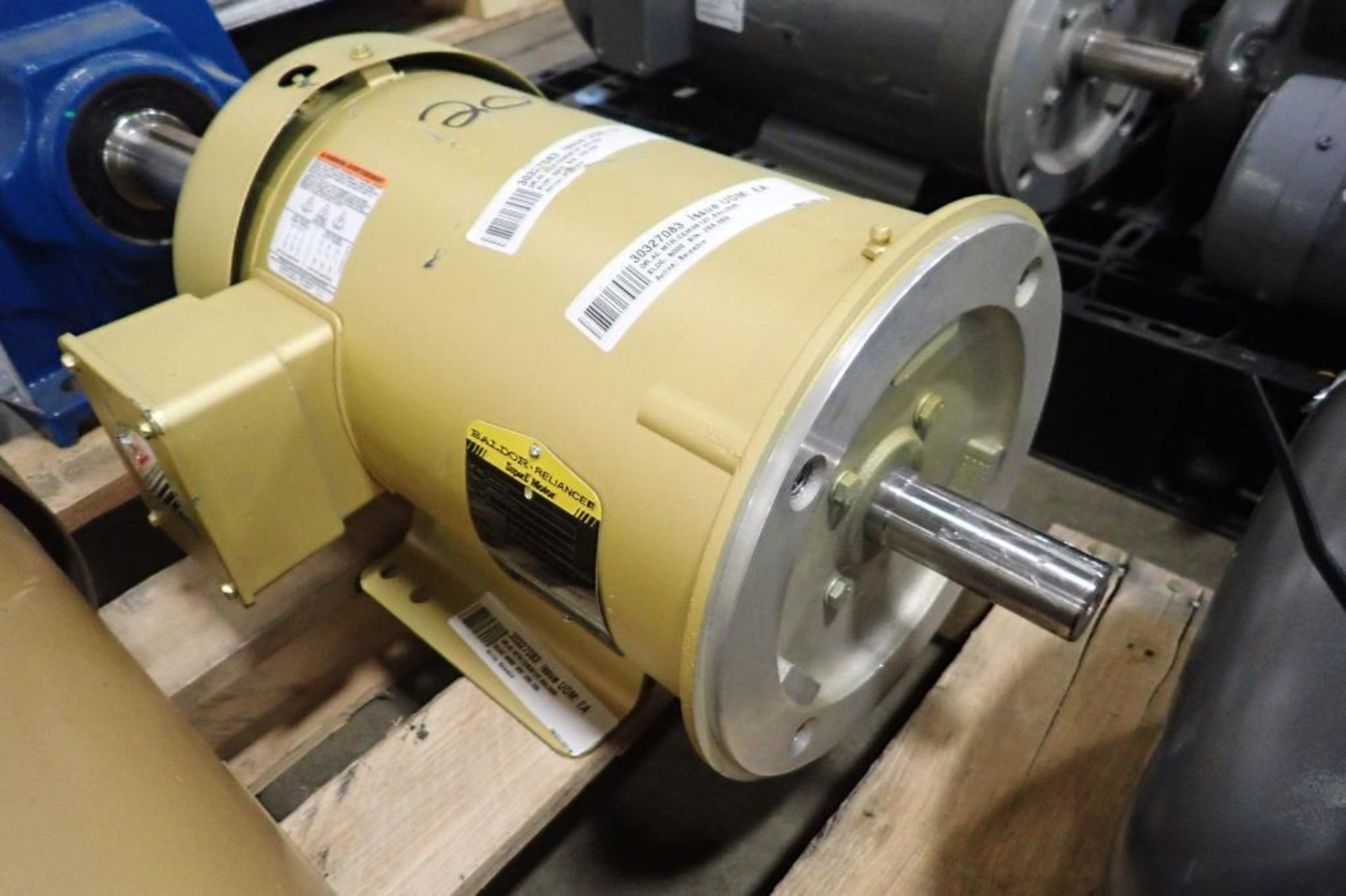 (3) Baldor electric motors, 5 hp, 5hp, 3 hp. (See photos for additional specs). **Rigging Fee: $25** - Image 2 of 10