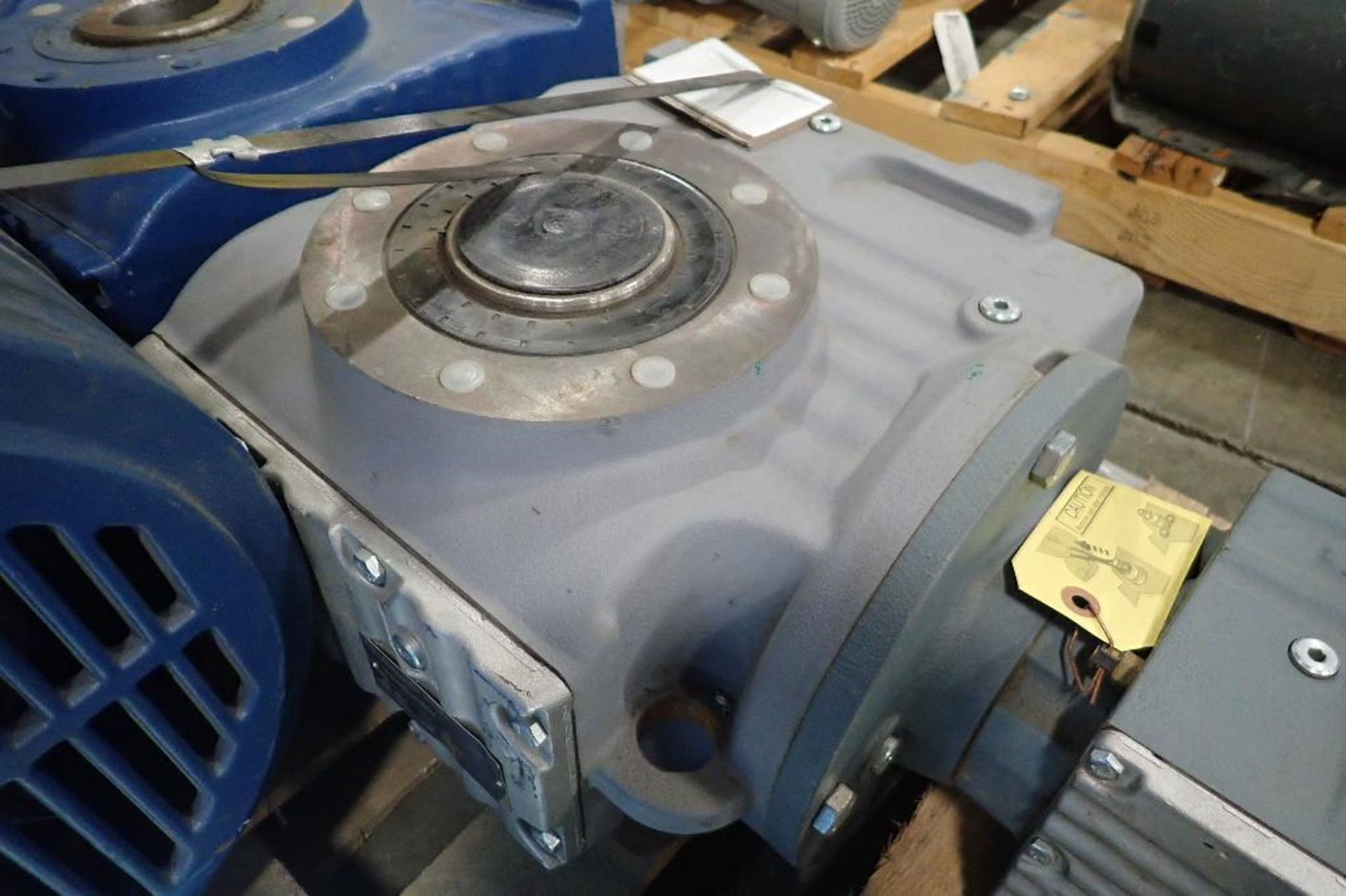 (2) Sew electric motors with gearboxes. (See photos for additional specs). **Rigging Fee: $25** (Loc - Image 6 of 14