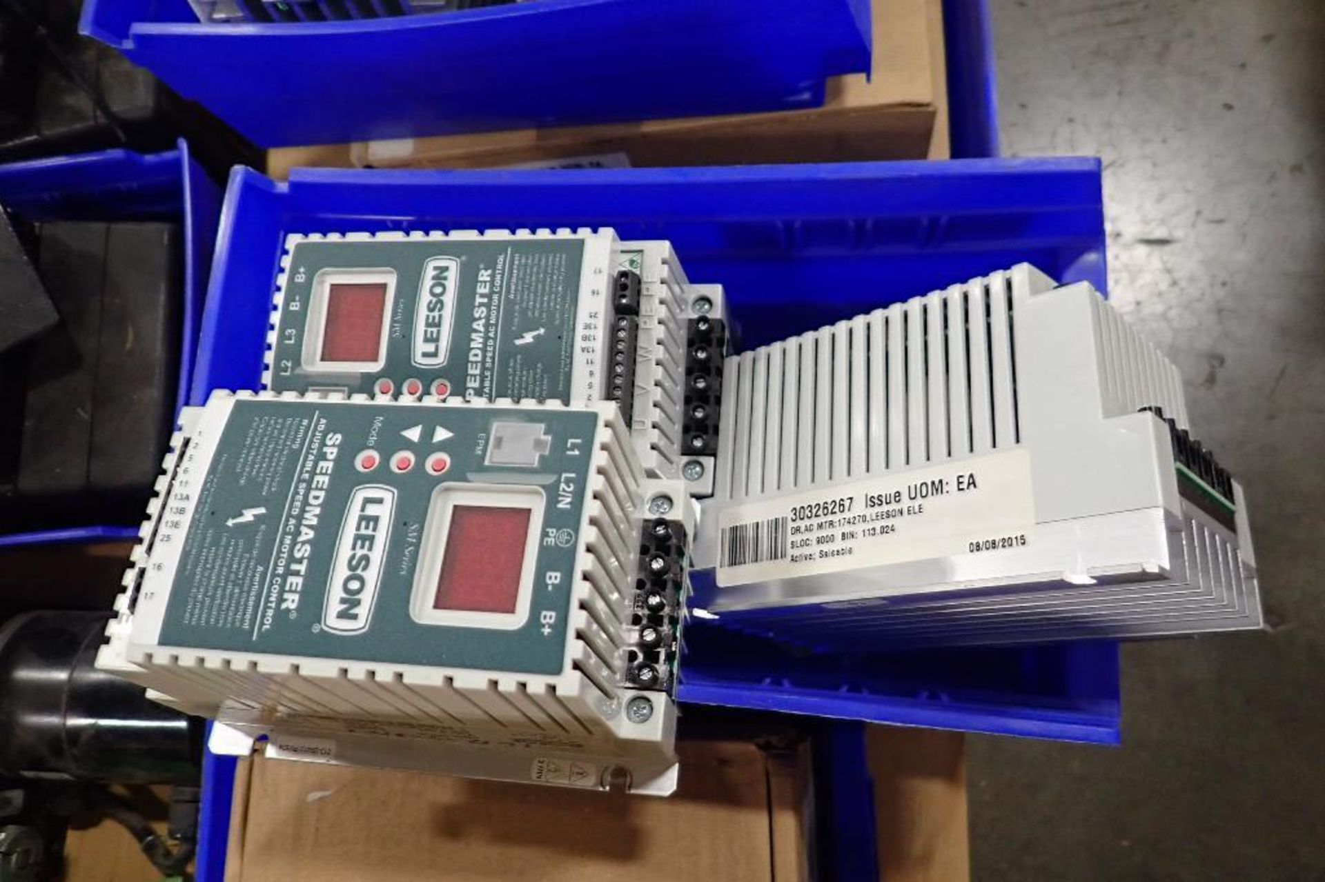 Lot of Leeson speed controllers, Allen Bradley parts, Acme transformer. (See photos for additional s - Image 23 of 32