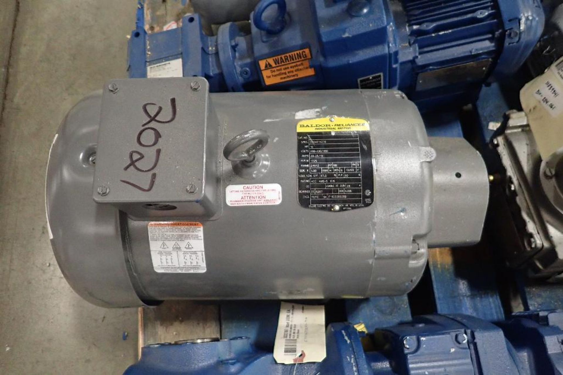 (11) assorted electric motors and gearboxes. (See photos for additional specs). **Rigging Fee: $25** - Image 13 of 44