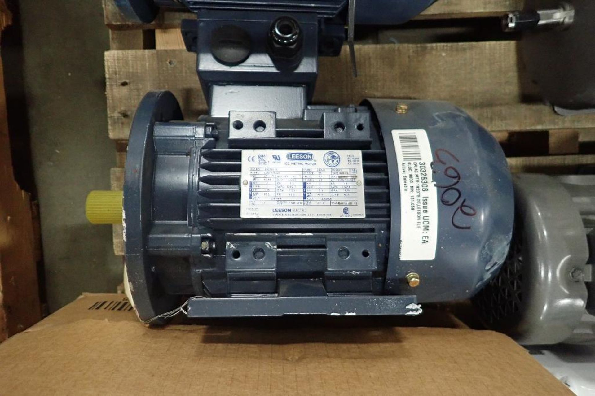 (2) Leeson 2 hp electric motors. (See photos for additional specs). **Rigging Fee: $25** (Located in - Image 5 of 7