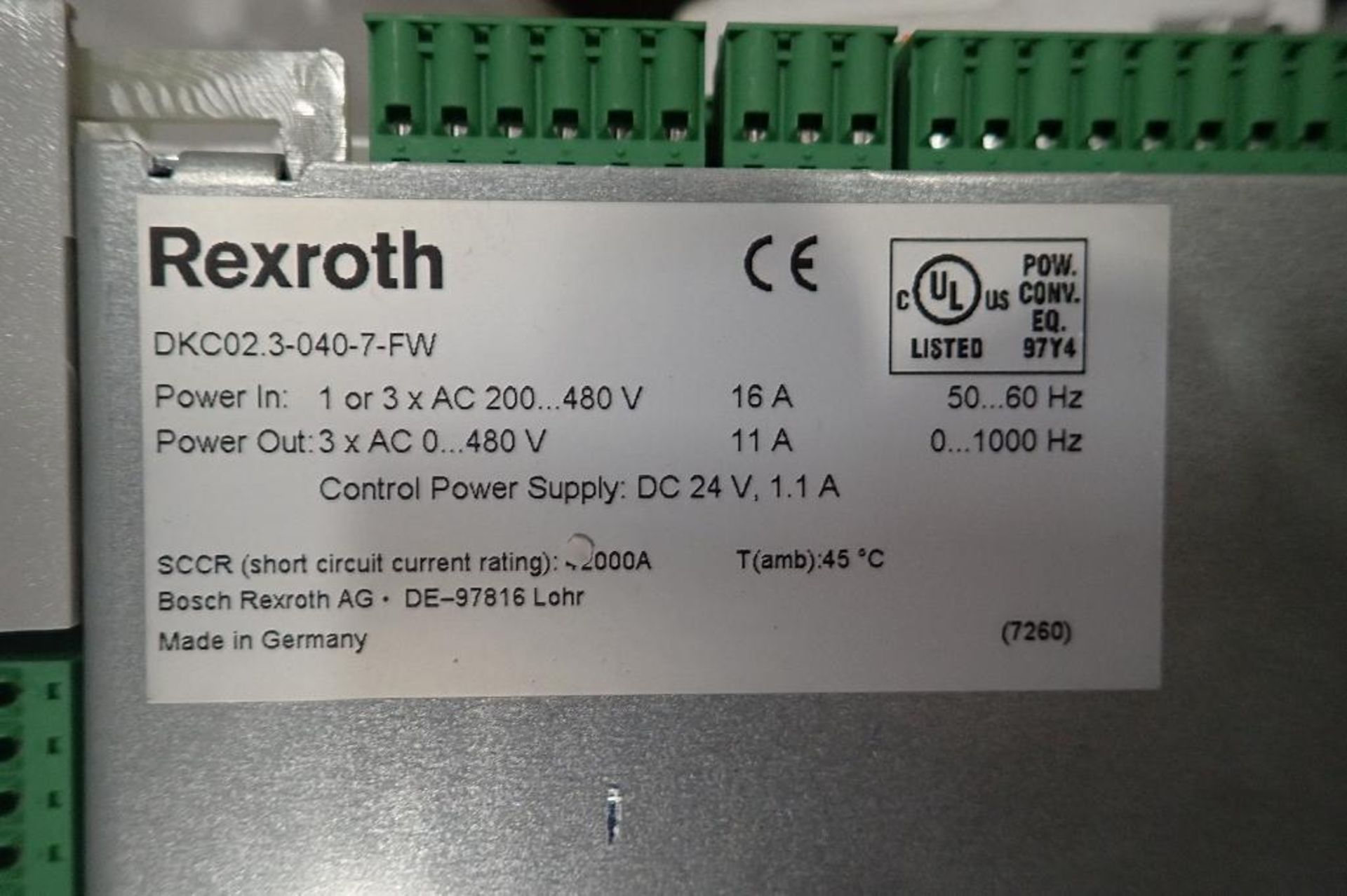 New Rexroth controller. (See photos for additional specs). **Rigging Fee: $25** (Located in Eagan, M - Image 4 of 4