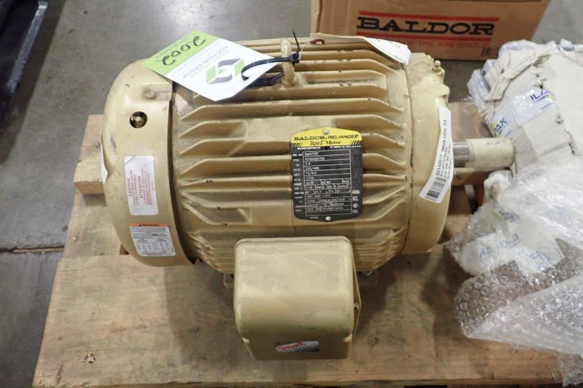 Baldor 7.5 hp electric motor, Sm-Cylco gear reducer, Grundfos pump, Ilapak covers. (See photos for a - Image 6 of 19