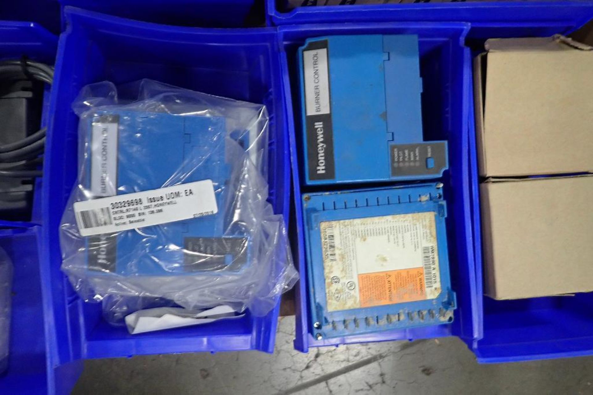 (3) skids of parts, Honeywell electrical parts, limit switches, circuit breakers, relays. (See photo - Image 4 of 36