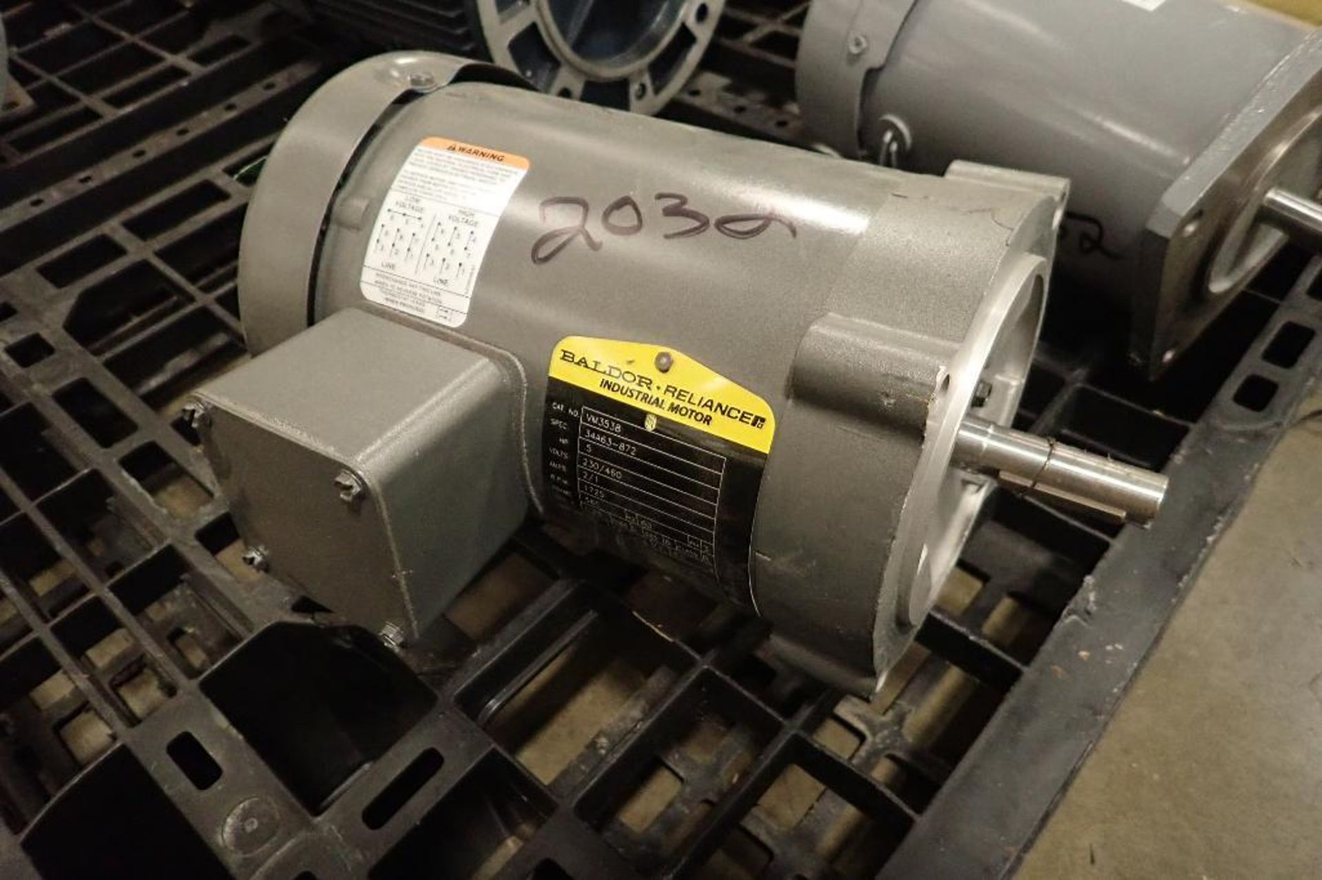 (10) assorted electric motors and gearboxes. (See photos for additional specs). **Rigging Fee: $25** - Image 8 of 29