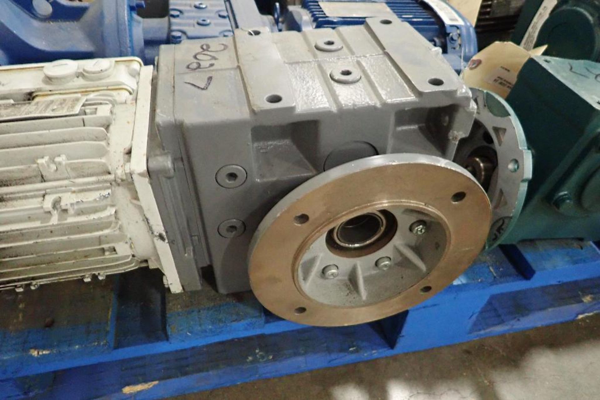 (11) assorted electric motors and gearboxes. (See photos for additional specs). **Rigging Fee: $25** - Image 5 of 44